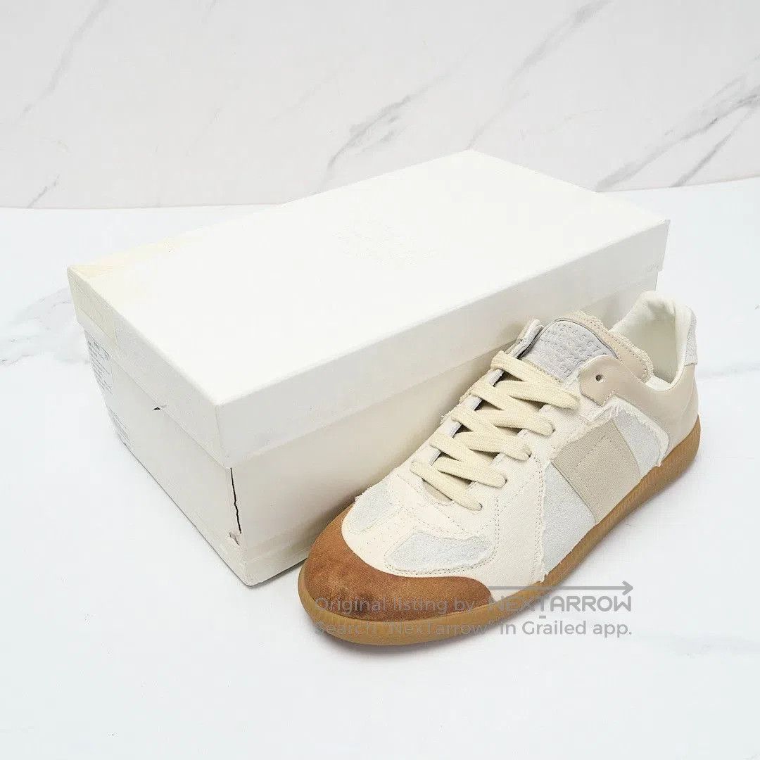 Maison Margiela Maison Margiela Men's Contrast Distressed Trainer. Size US 8 / EU 41 - 7 Thumbnail