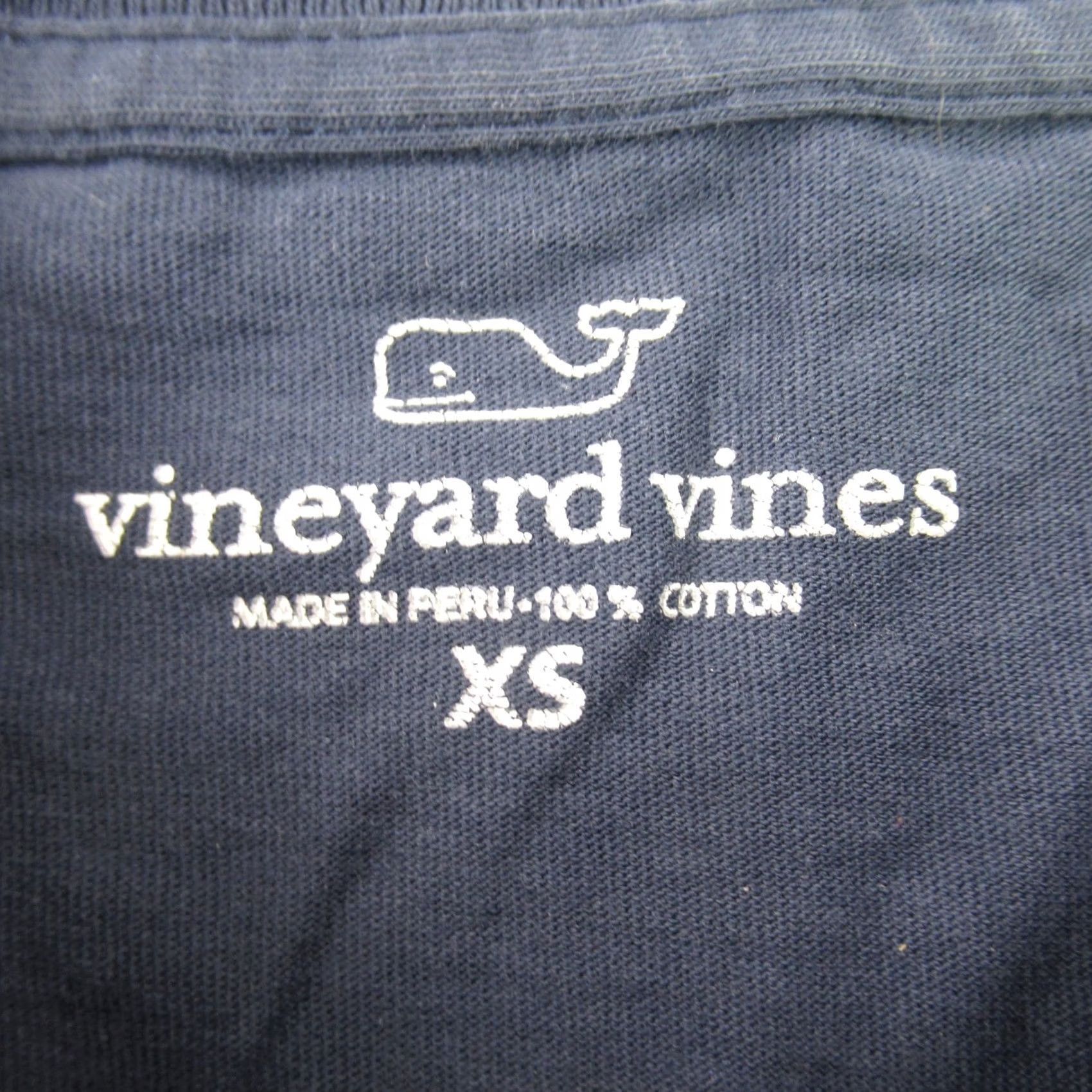 Vineyard Vines Vineyard Vines shirt Womens XS Long Sleeve Crew Neck Lightweight Pocket Casual Logo Breathable All Seasons Regular Cotton Blue Men/Women? Size XS / US 0-2 / IT 36-38 - 4 Thumbnail