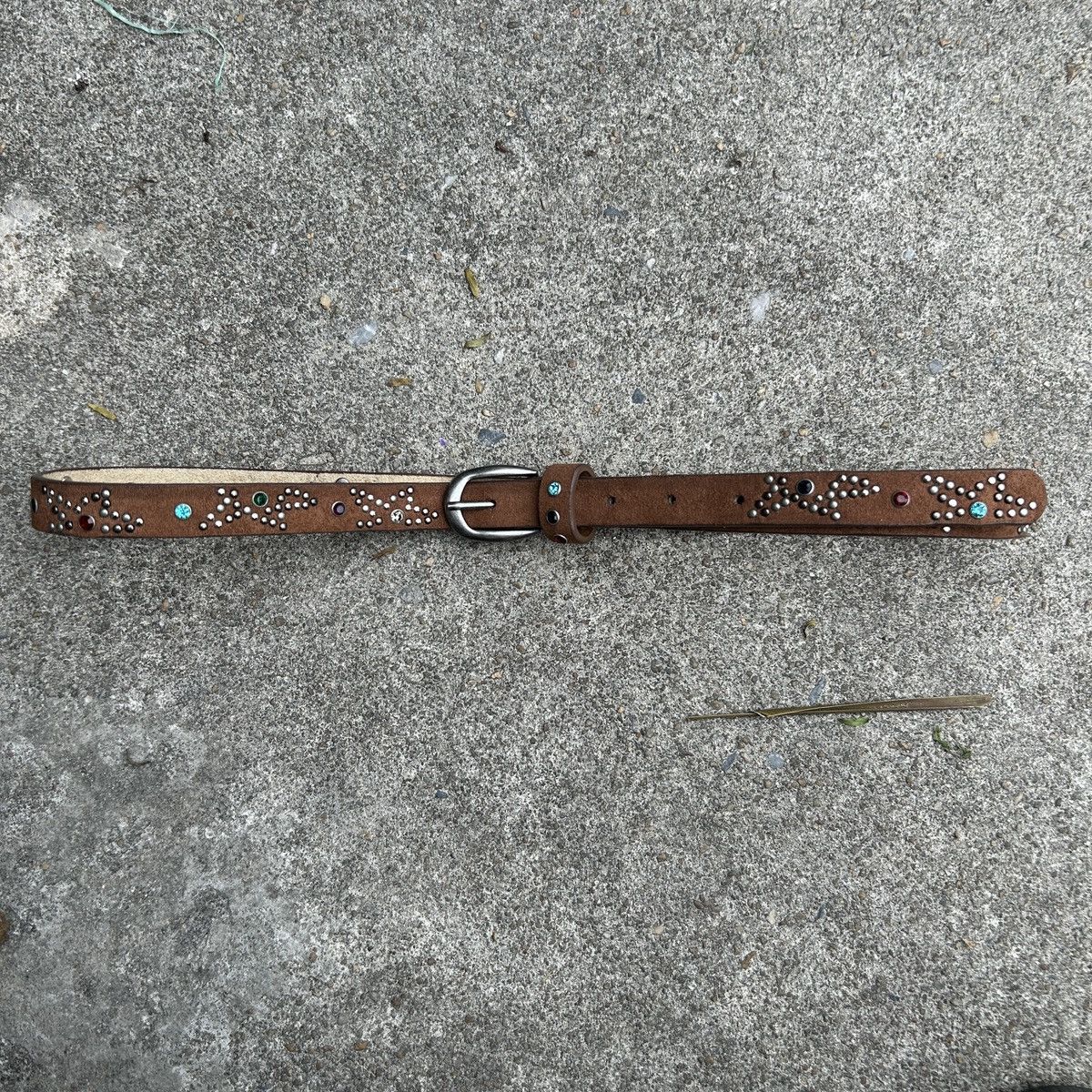 Vintage Vintage studded leather belt ⭐️ (Kapital Style) Size ONE SIZE - 5 Thumbnail