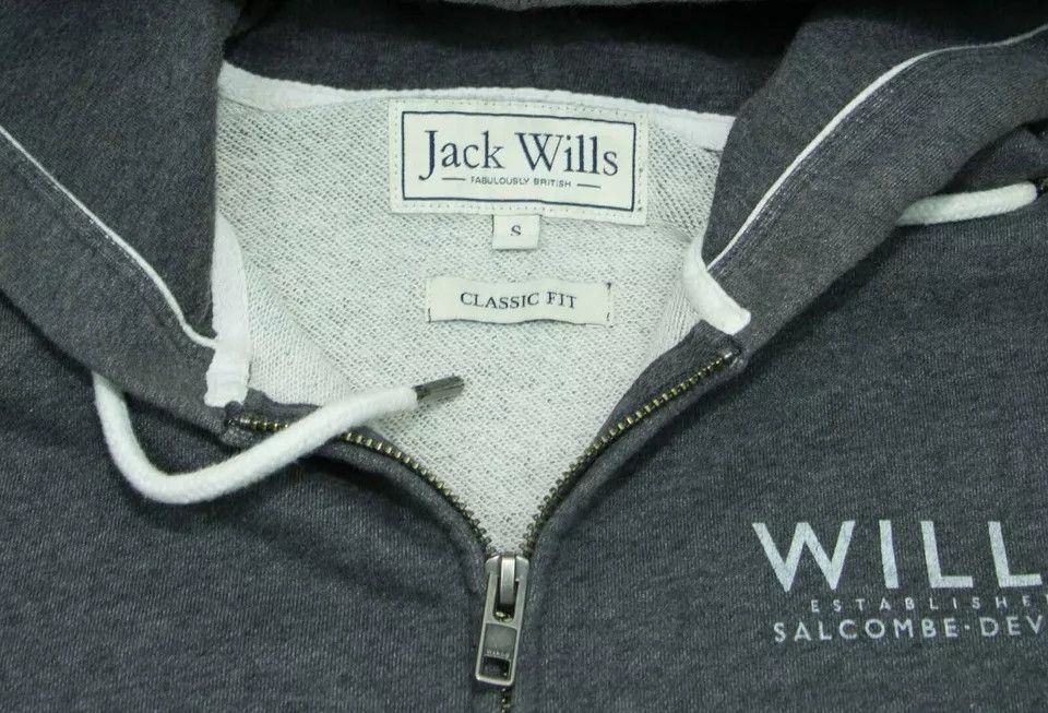 Jack Wills MENS JACK WILLS HOODY ZIP SIZE S VGC Size US S / EU 44-46 / 1 - 4 Thumbnail
