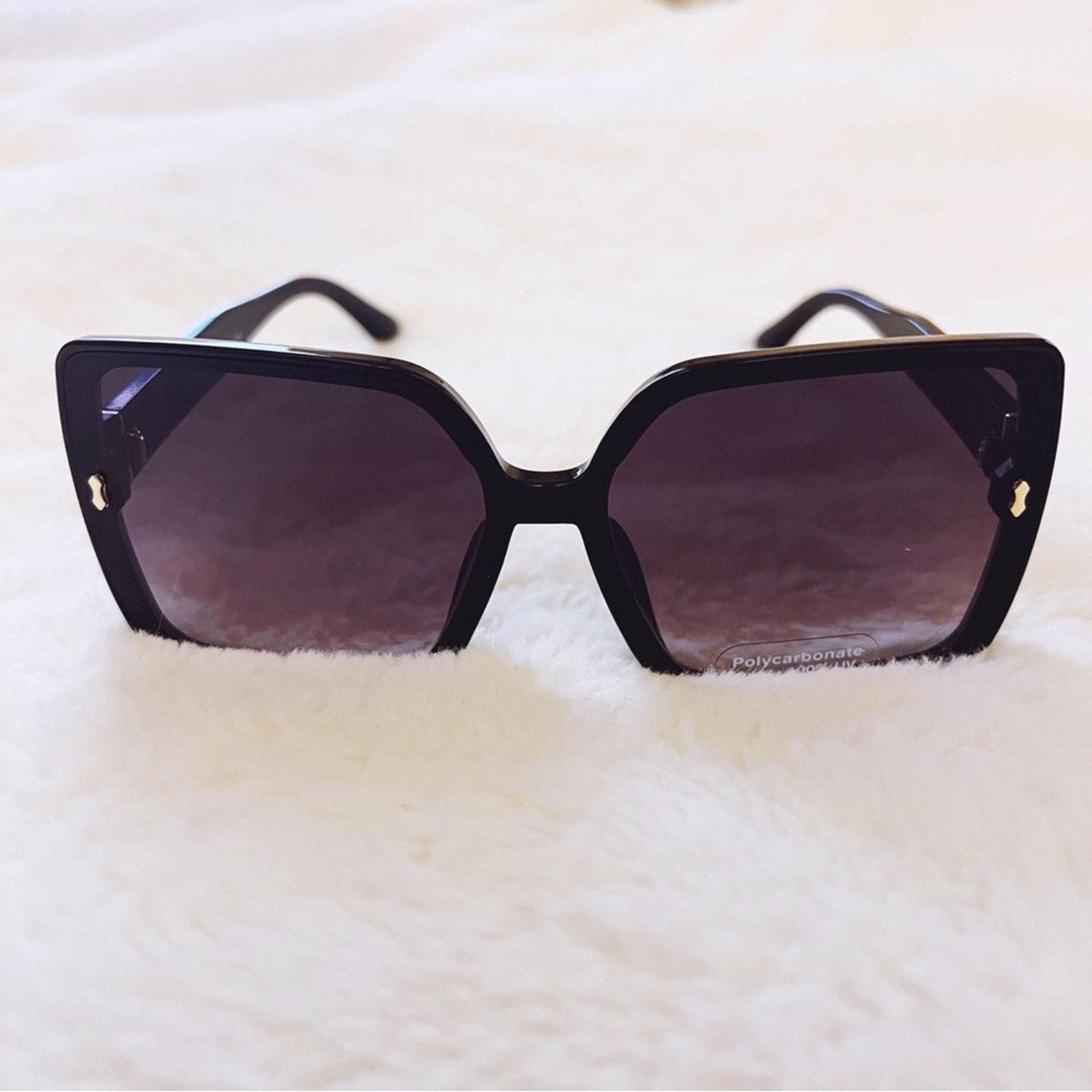 Other Aurora Black Oversized Square Sunglasses Size ONE SIZE - 5 Thumbnail