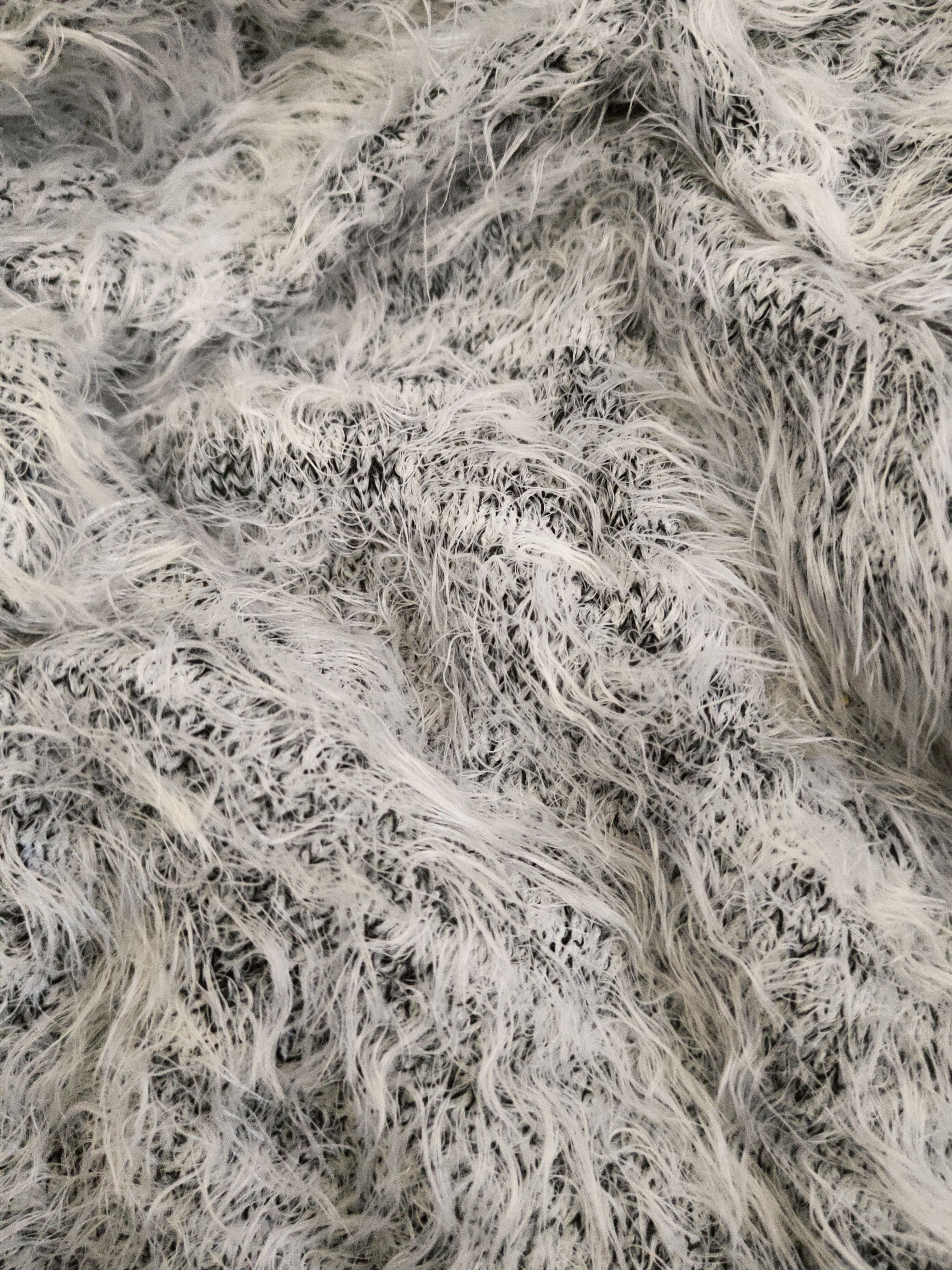 Japanese Brand DL Japanese Brand White Black Fur Mohair Knitwear #46-461 Size S / US 4 / IT 40 - 10 Thumbnail