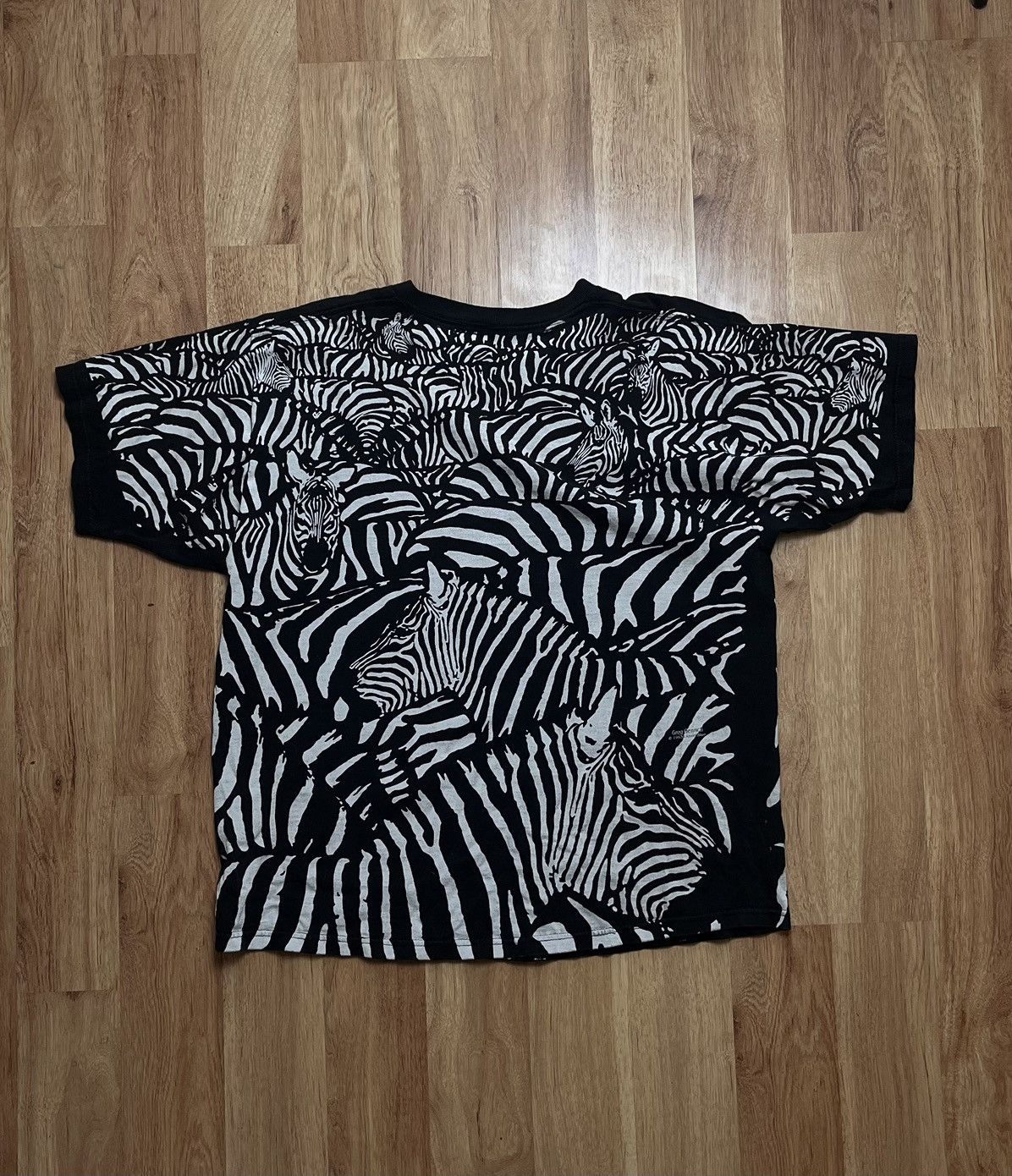 Liquid Blue Vintage 90s Liquid Blue Greg Genrich Zebra AOP T-Shirt Size US L / EU 52-54 / 3 - 4 Thumbnail