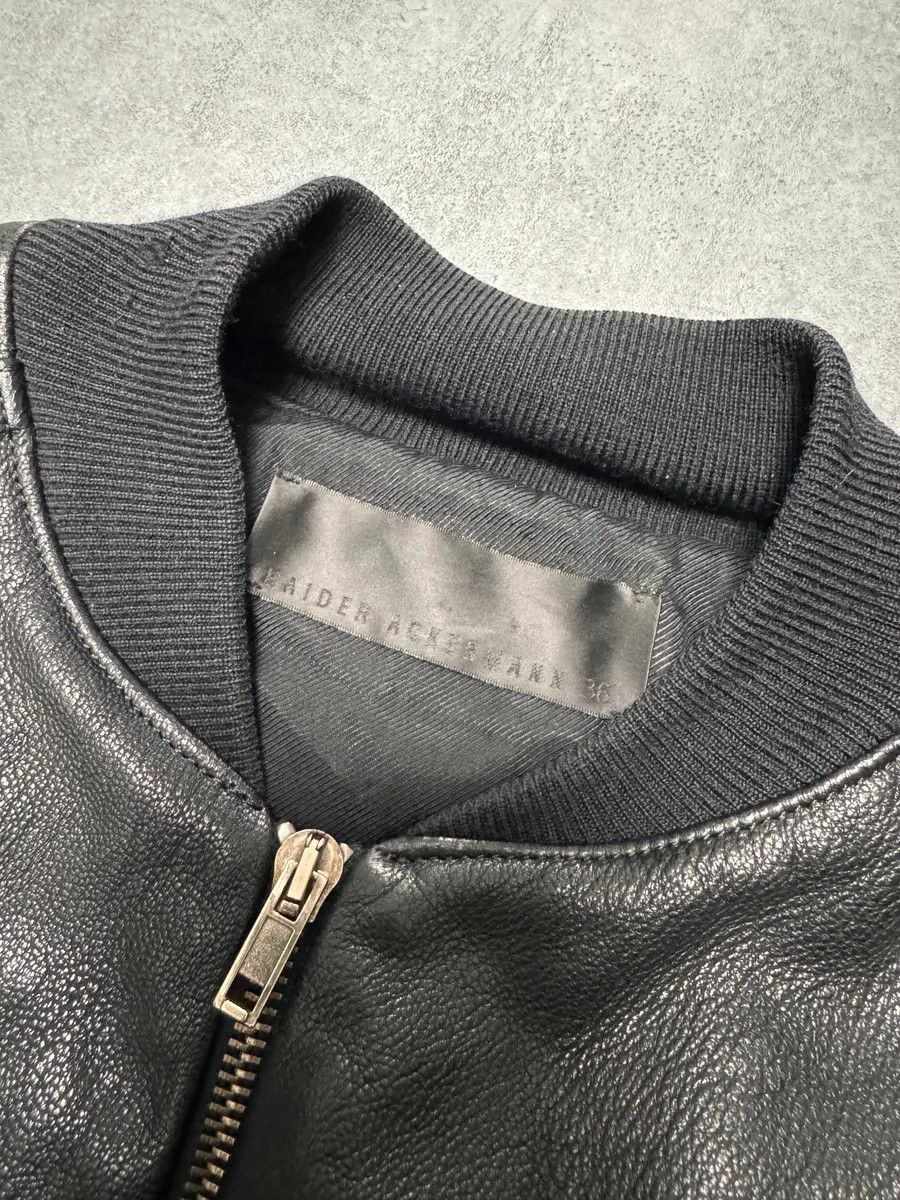 Haider Ackermann FW2015 Haider Ackermann Sample MA-1 Bomber Leather Jacket Size US S / EU 44-46 / 1 - 5 Thumbnail