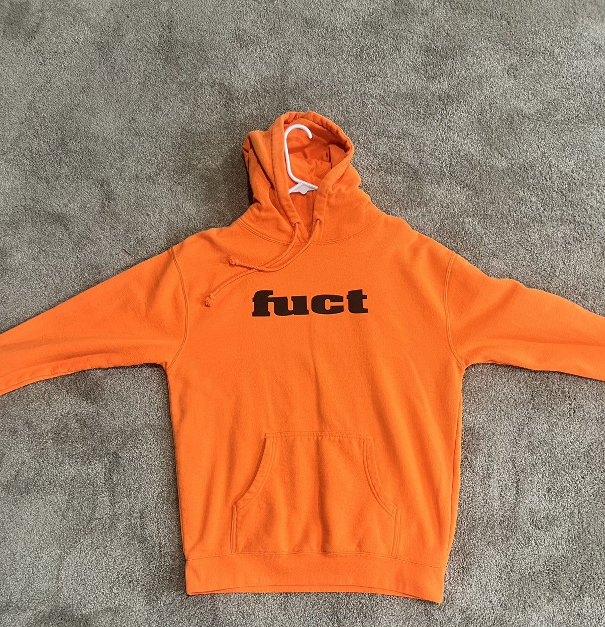FUCT Fuct OG logo Orange and Black Sweatshirt - Size Large Size US L / EU 52-54 / 3 - 1 Thumbnail