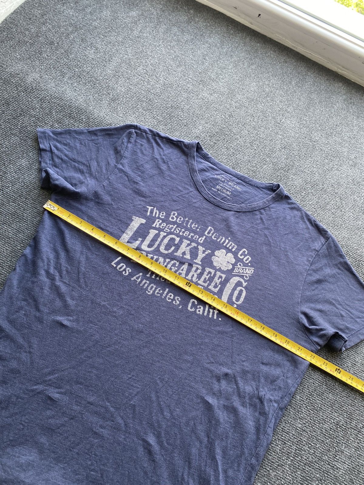Lucky Brand 🔥Lucky Brand Usa blue tee m size racing rare Size US M / EU 48-50 / 2 - 4 Thumbnail