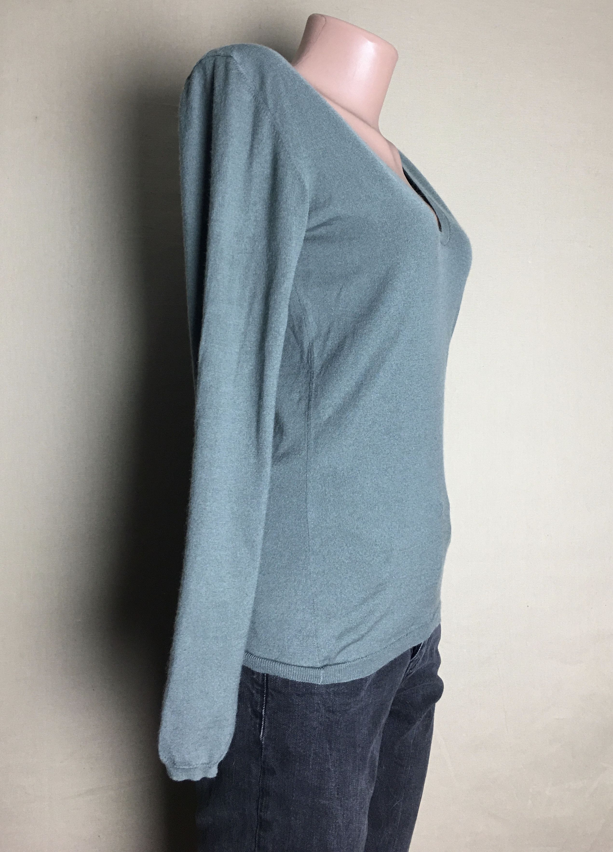Brunello Cucinelli Brunello Cucinelli Cashmere V-Neck Sweater EU M/ US L Size L / US 10 / IT 46 - 4 Thumbnail