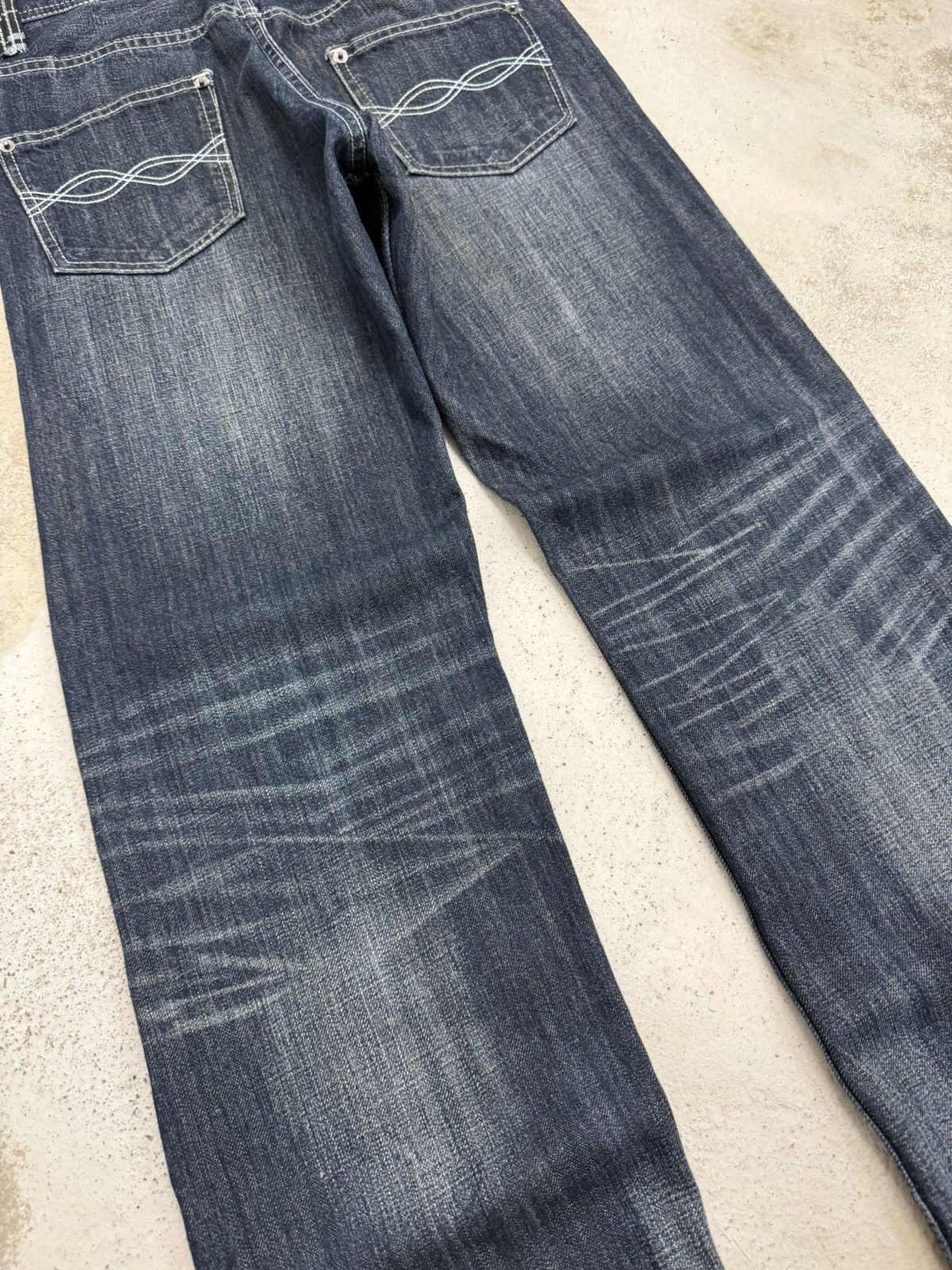 Japanese Brand Sirmione Heavy Stitch Distressed Multipocket Japan Denim Size US 28 / EU 44 - 13 Thumbnail