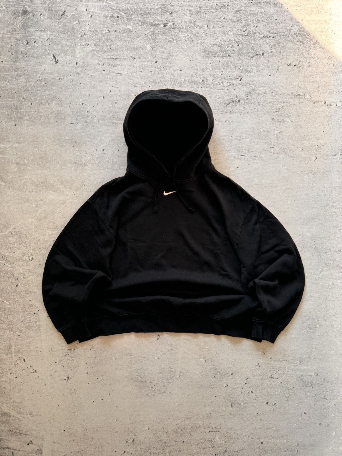 Nike × Vintage NIKE VINTAGE CENTER LOGO OVERSIZE BOXY HOODIE Size US XL / EU 56 / 4 - 1 Thumbnail