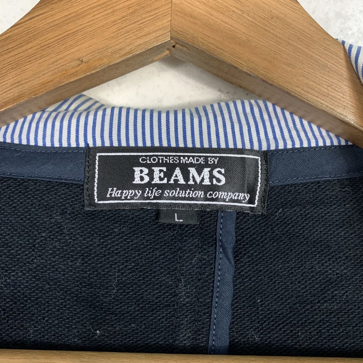 Beams Japan Beams Japan Hooded Black Jacket Size US M / EU 48-50 / 2 - 17 Thumbnail