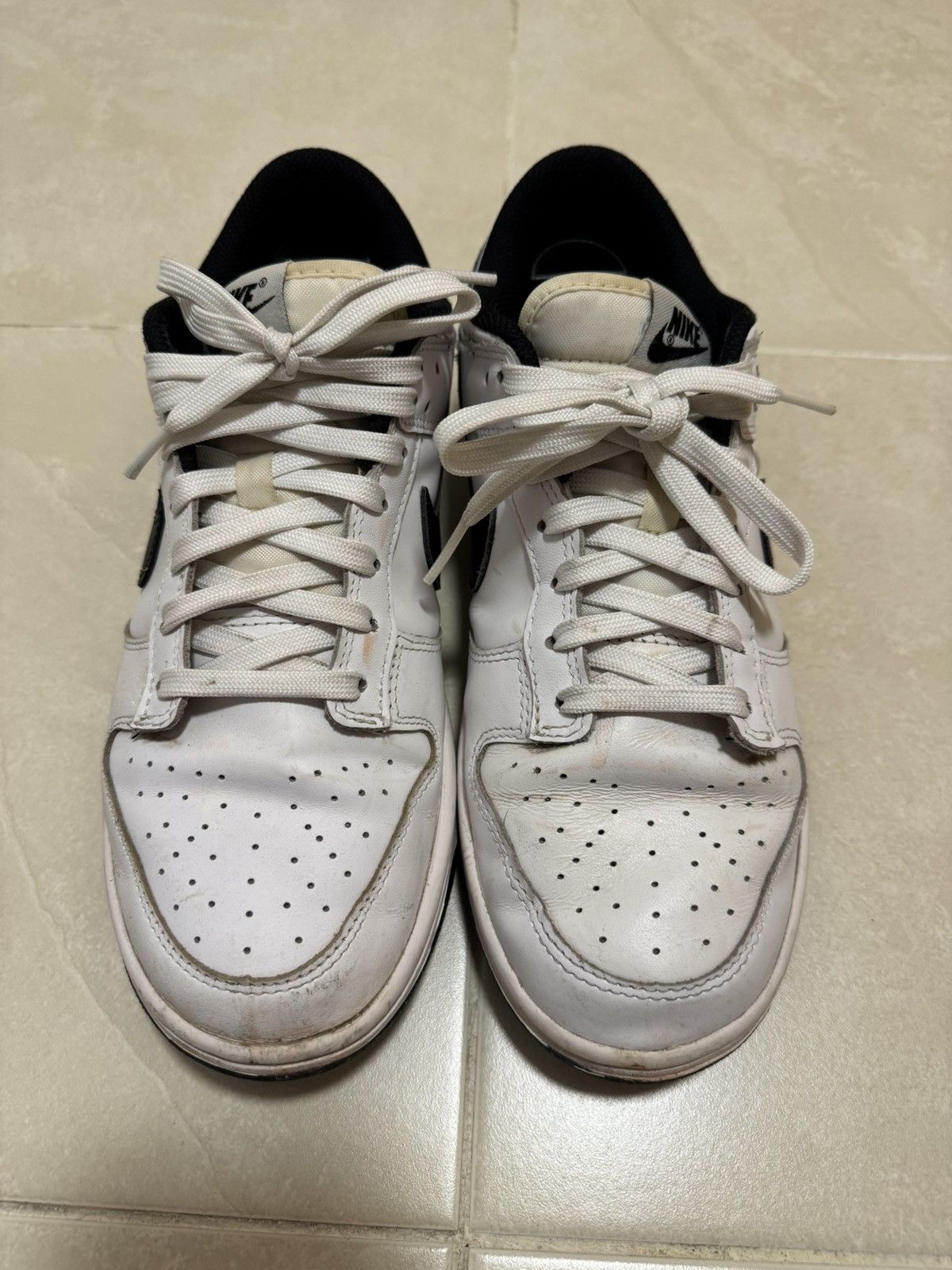 Nike Nike Dunk Low White Black Size Men’s US 8 / Women’s US 9.5 Size US 8 / EU 41 - 1 Thumbnail