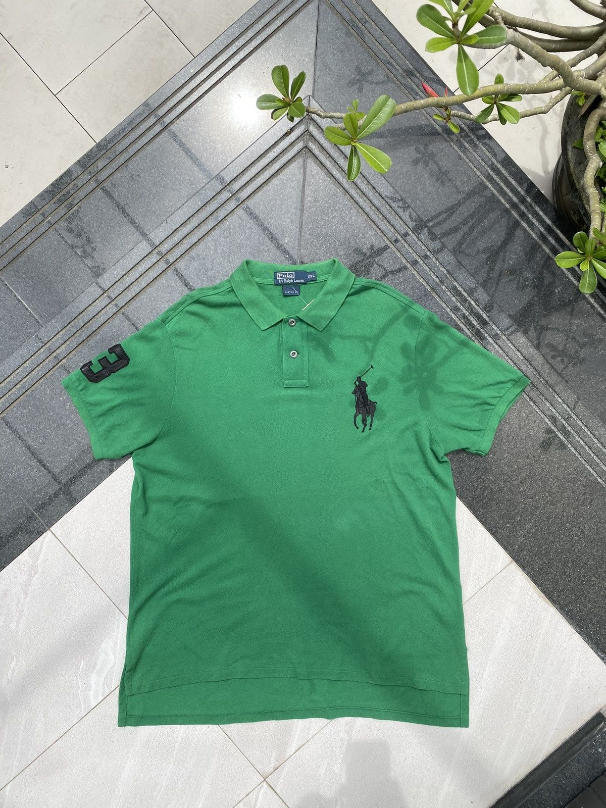 Polo Ralph Lauren × Vintage POLO RL RARE BRAND BIG MULTI LOGO CASUAL SHORT SLEEVE TEE Size US XXL / EU 58 / 5 - 1 Thumbnail