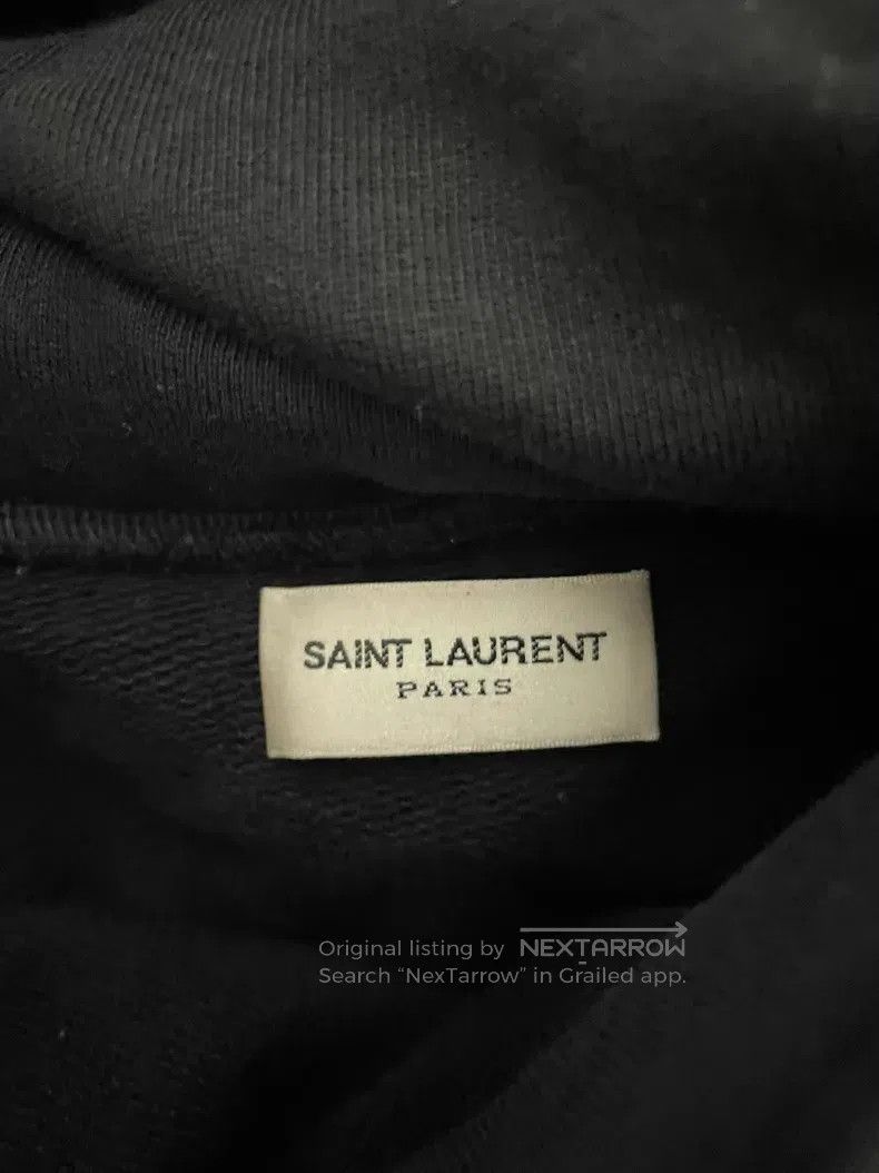 Saint Laurent Paris Saint Laurent Paris Sheepskin Sleeve Patch Hooded Zipper H Size US XXL / EU 58 / 5 - 7 Thumbnail