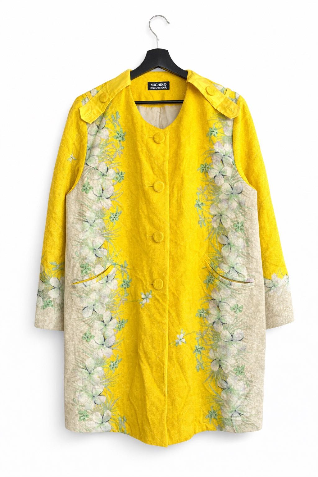 Vintage Michiko Bedingham Floral Coat by Michiko Koshino