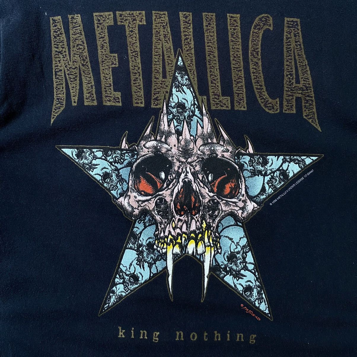 Vintage Metallica King Nothing Heavy Cotton Tee Size US S / EU 44-46 / 1 - 6 Thumbnail