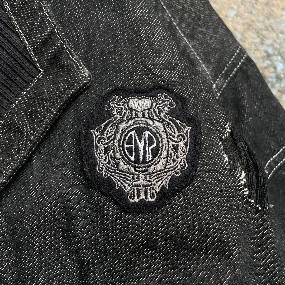 Japanese Brand Vintage Black Pia denim jacket stone black Size US L / EU 52-54 / 3 - 11 Thumbnail