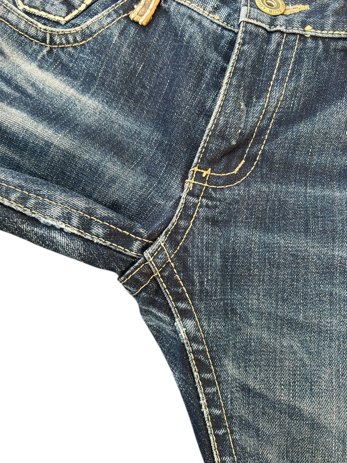 Kapital Buckle Back Lolita Distressed Denim Jeans Size US 34 / EU 50 - 15 Thumbnail