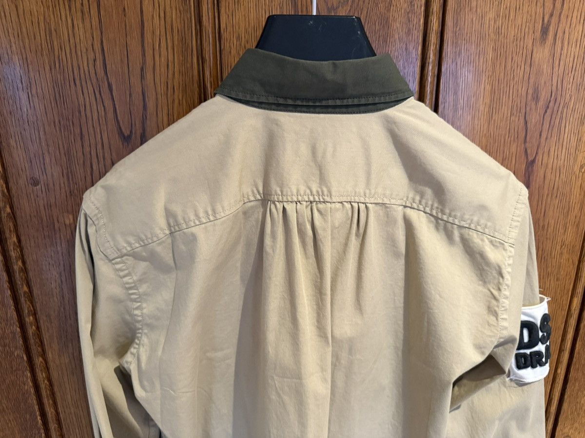 Dsquared2 FW12 Dsquared2 tan patch logo army shirt khaki 48 M L rare Size US M / EU 48-50 / 2 - 16 Thumbnail