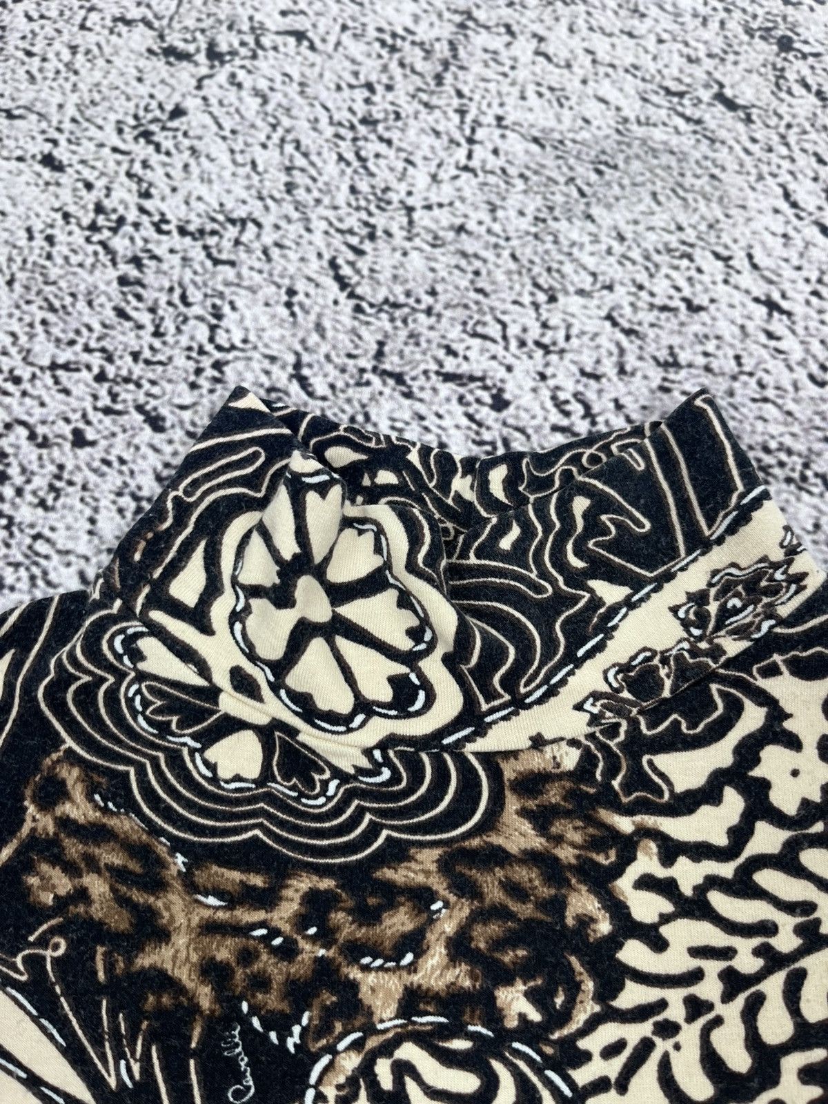 Japanese Brand Vintage Leopard Abstract Animal Cavalli Style top size M Size M / US 6-8 / IT 42-44 - 5 Thumbnail