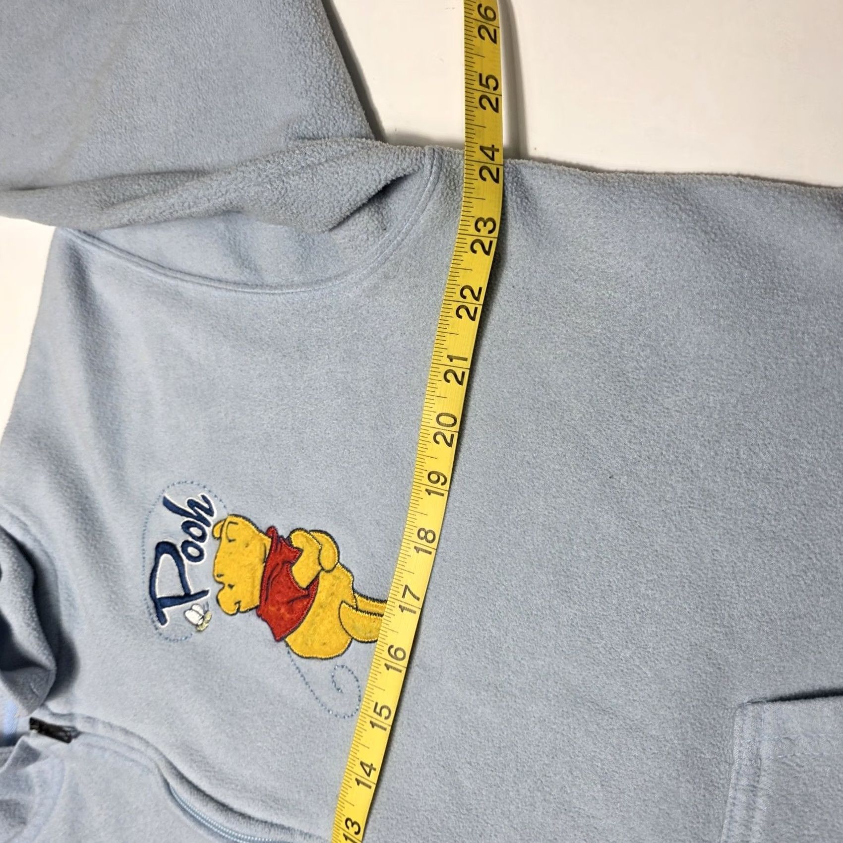 Disney VINTAGE Disney Winnie The Pooh Hoodie Women's Size 2XL Blue Full Zip Fleece Size XXL / US 16-18 / IT 52-54 - 7 Thumbnail
