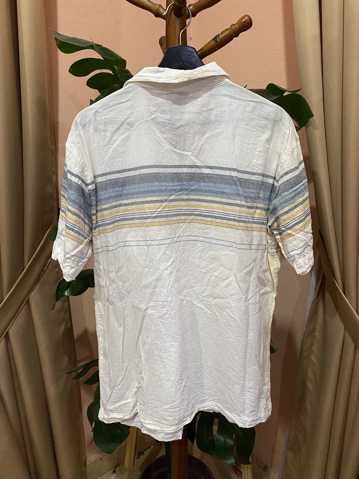 Hang Ten Hang Ten Vintage Striped Short Sleeve Shirt 90s Surf Style Size US XL / EU 56 / 4 - 6 Thumbnail