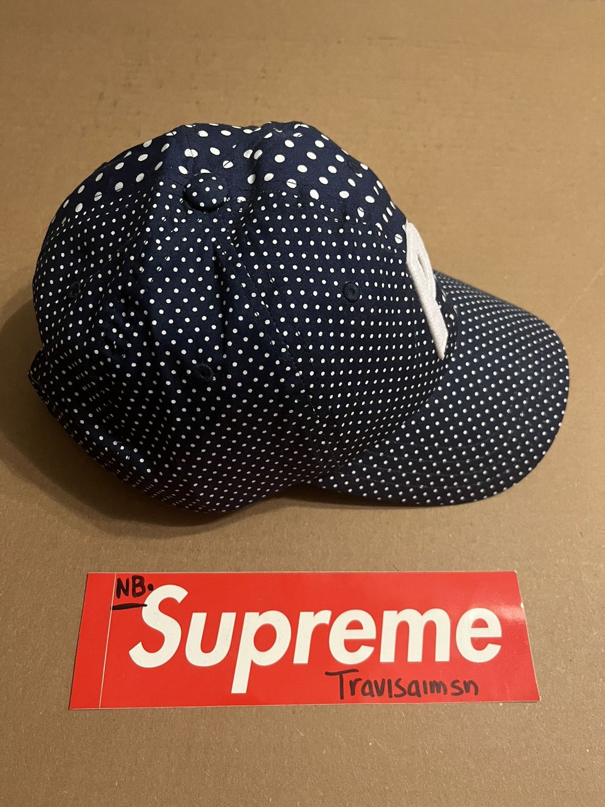 Palace Palace Navy P 6-Panel Micro Dot Cap Size ONE SIZE - 2 Thumbnail