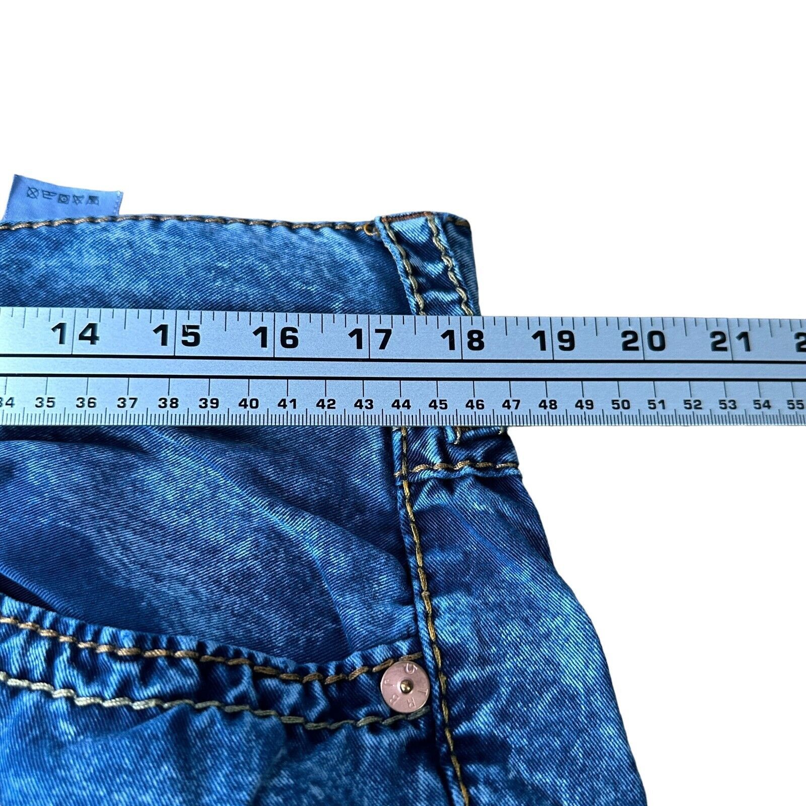 True Religion True Religion Straight Jeans Mens 36 Acid Wash Denim Tie Dye Size US 36 / EU 52 - 9 Thumbnail