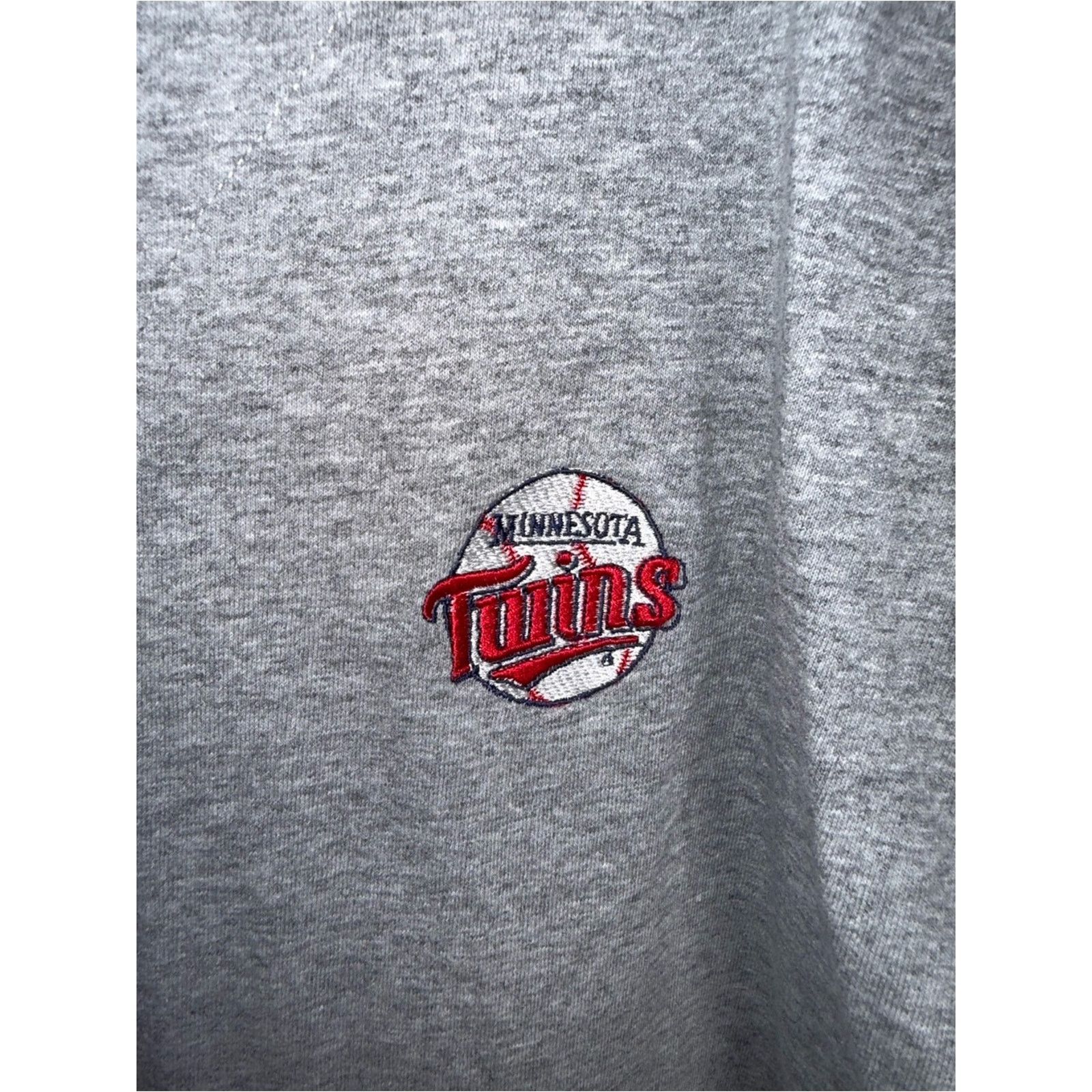 MLB VINTAGE MLB TRUE-FAN MINNESOTA TWINS Gray Cotton Jersey XL Size US XL / EU 56 / 4 - 3 Thumbnail