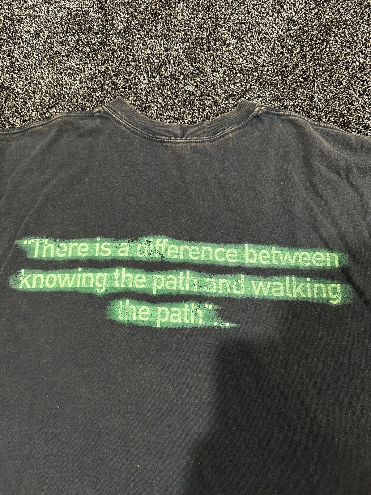 GOAT Crew GOAT Crew Matrix Morpheus “Walking the Path” Vintage T-Shirt Size US XL / EU 56 / 4 - 7 Thumbnail