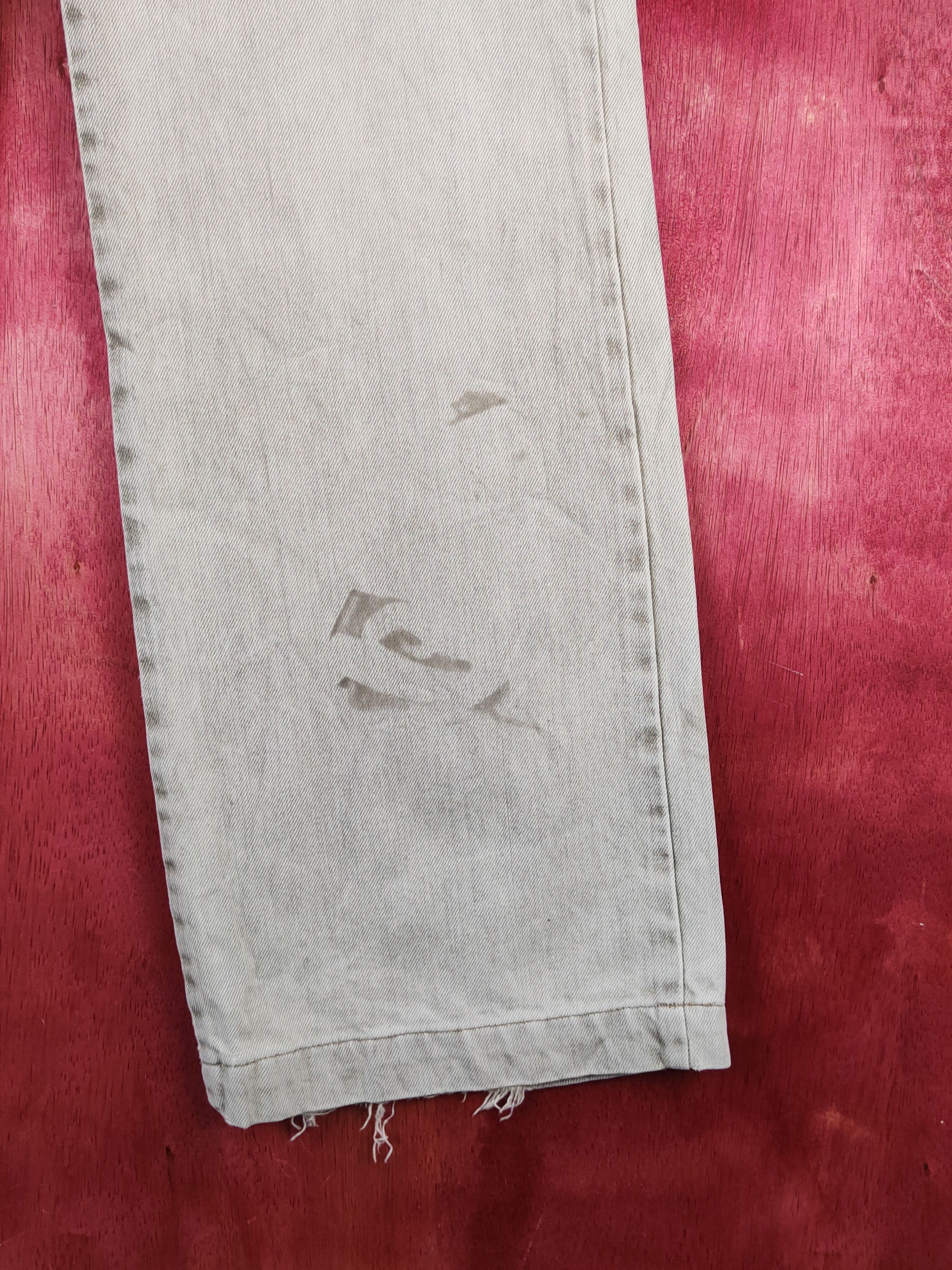 Japanese Brand Domingo faded Distressed Ripped vintage denim Jeans #S2217 Size US 30 / EU 46 - 6 Thumbnail