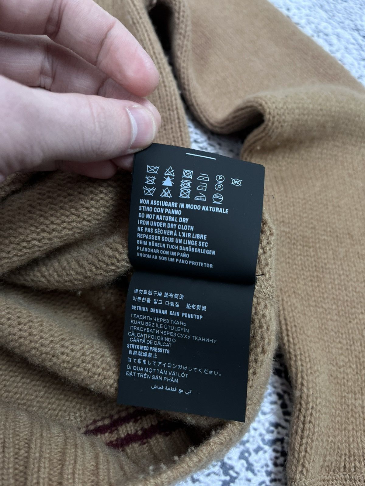 Prada Prada Milano Cashmere Wool Knit Sweater Brown Logo Size XS / US 0-2 / IT 36-38 - 12 Thumbnail