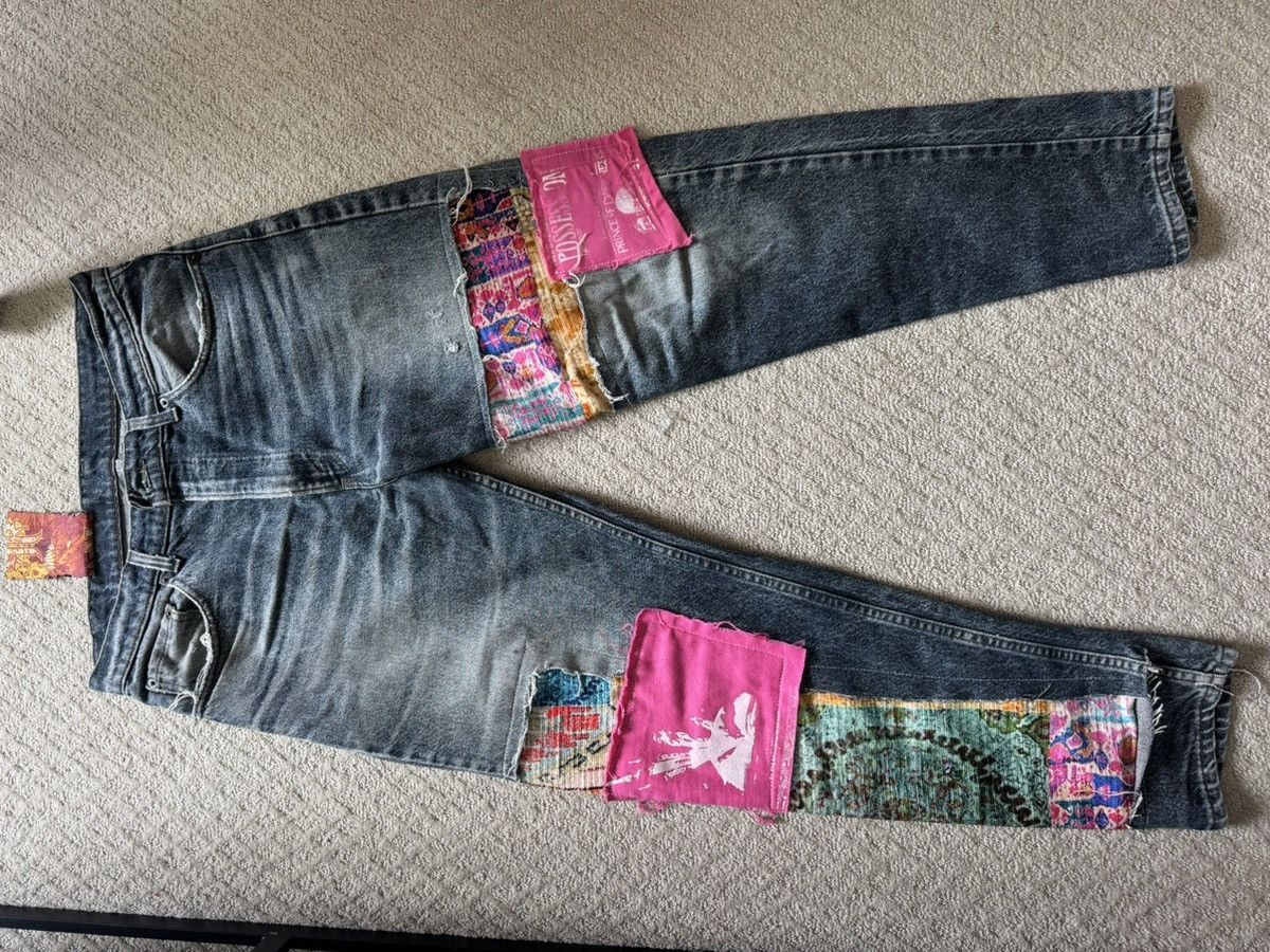 Levi's Vintage Clothing Levi 550 patchwork Size US 32 / EU 48 - 2 Thumbnail