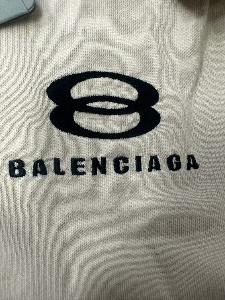Balenciaga Balenciaga Monogrammed printed crewneck pullover T-shirt Size US L / EU 52-54 / 3 - 3 Thumbnail