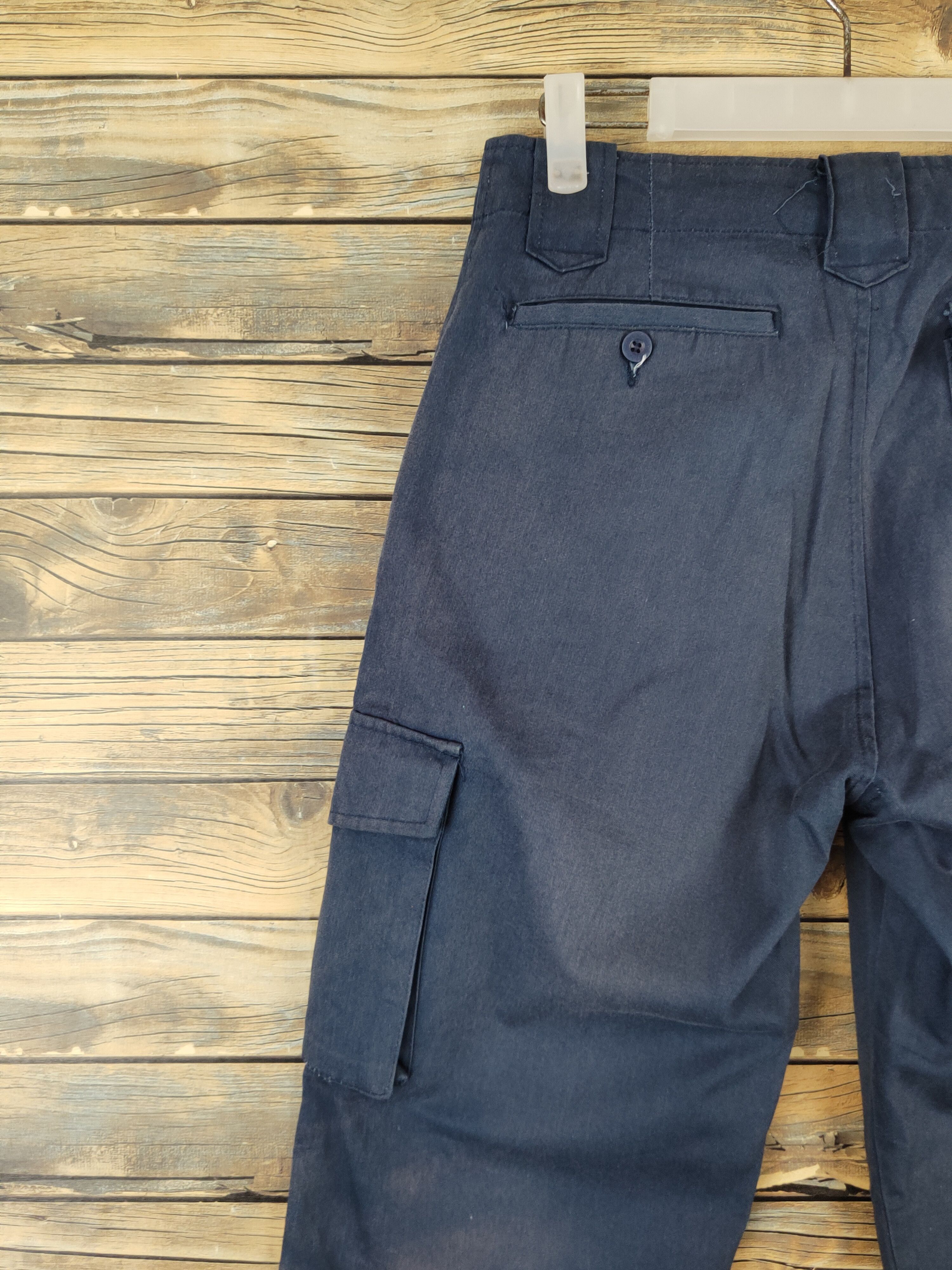 Japanese Brand Japanese Brand Navy Faded Multipocket Cargo Pants #W1044 Size US 28 / EU 44 - 8 Thumbnail
