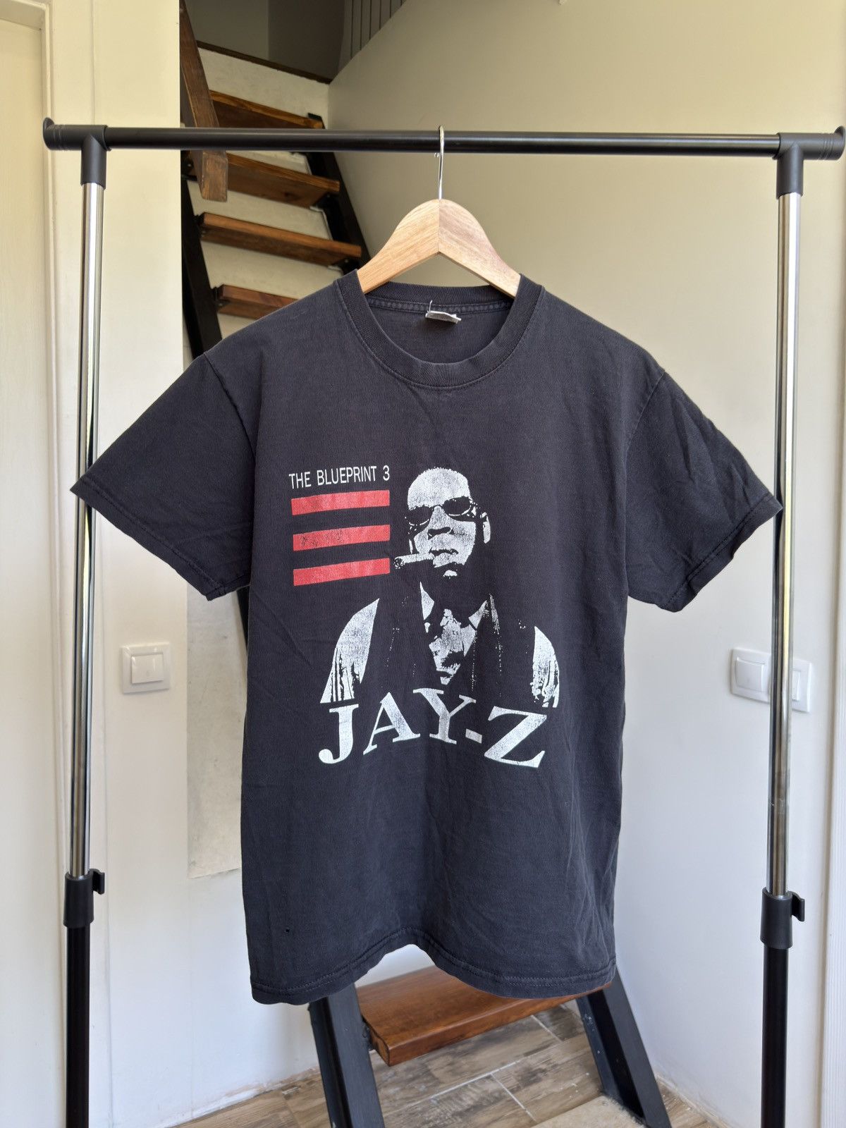 Jay-Z Vintage Jay Z Y2K Big Print Shirt Rap Tee The Blueprint Rare Size US S / EU 44-46 / 1 - 6 Thumbnail