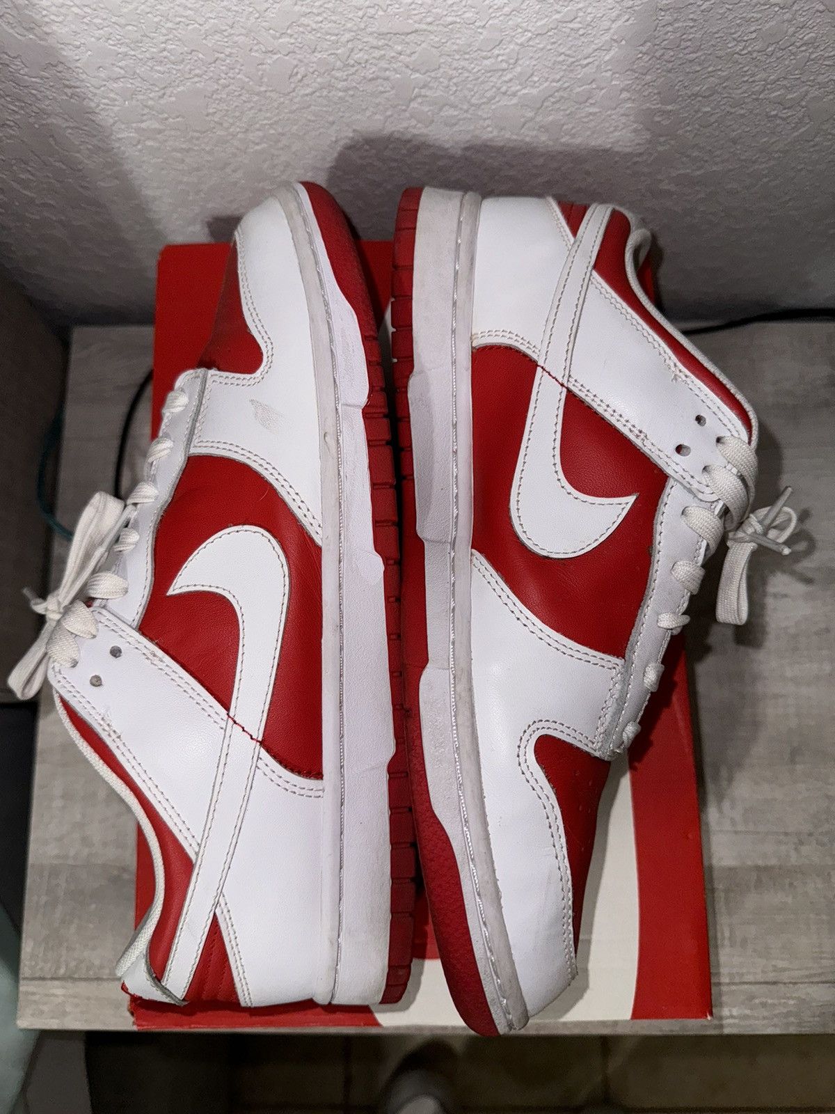 Nike Nike Dunk Low Championship Red Size US 11 / EU 44 - 7 Thumbnail