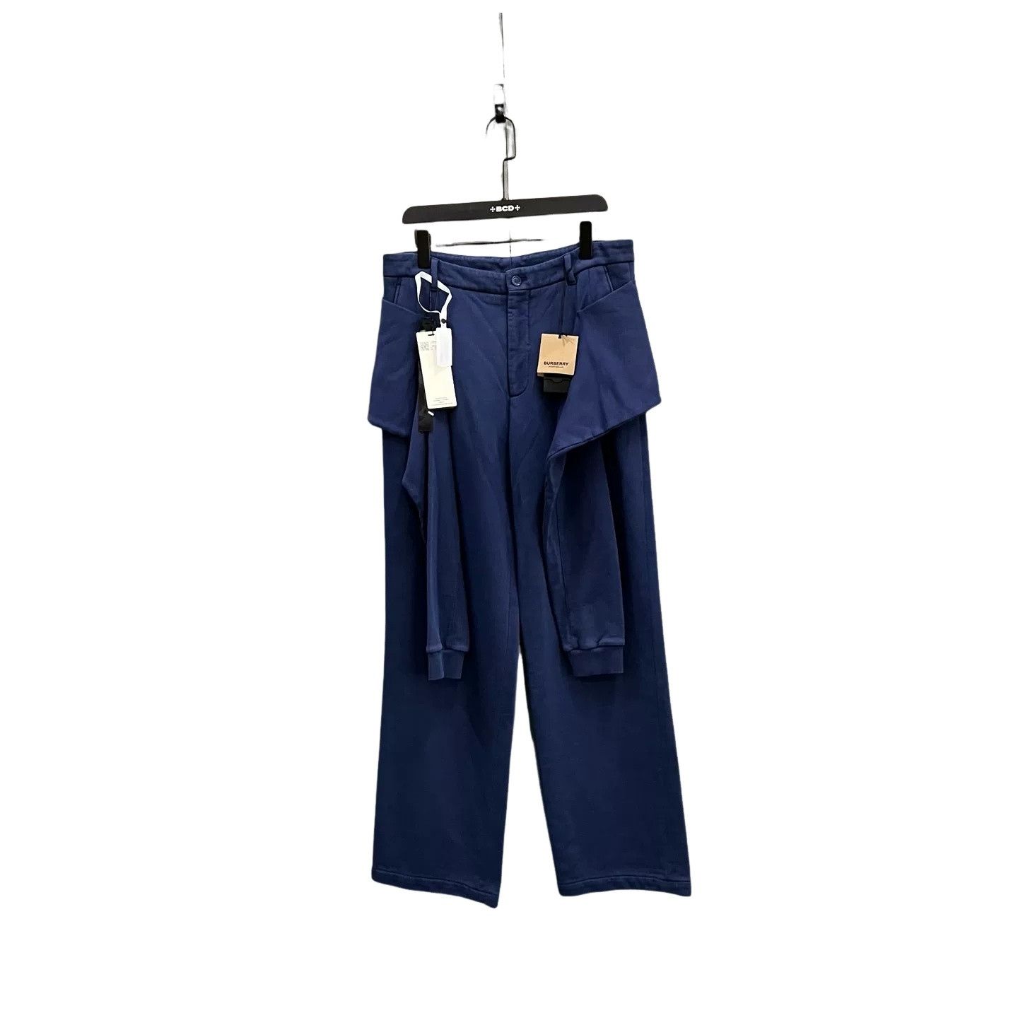 Burberry Burberry Navy Cotton Straight Leg Pants Size 48 Size US 32 / EU 48 - 1 Thumbnail