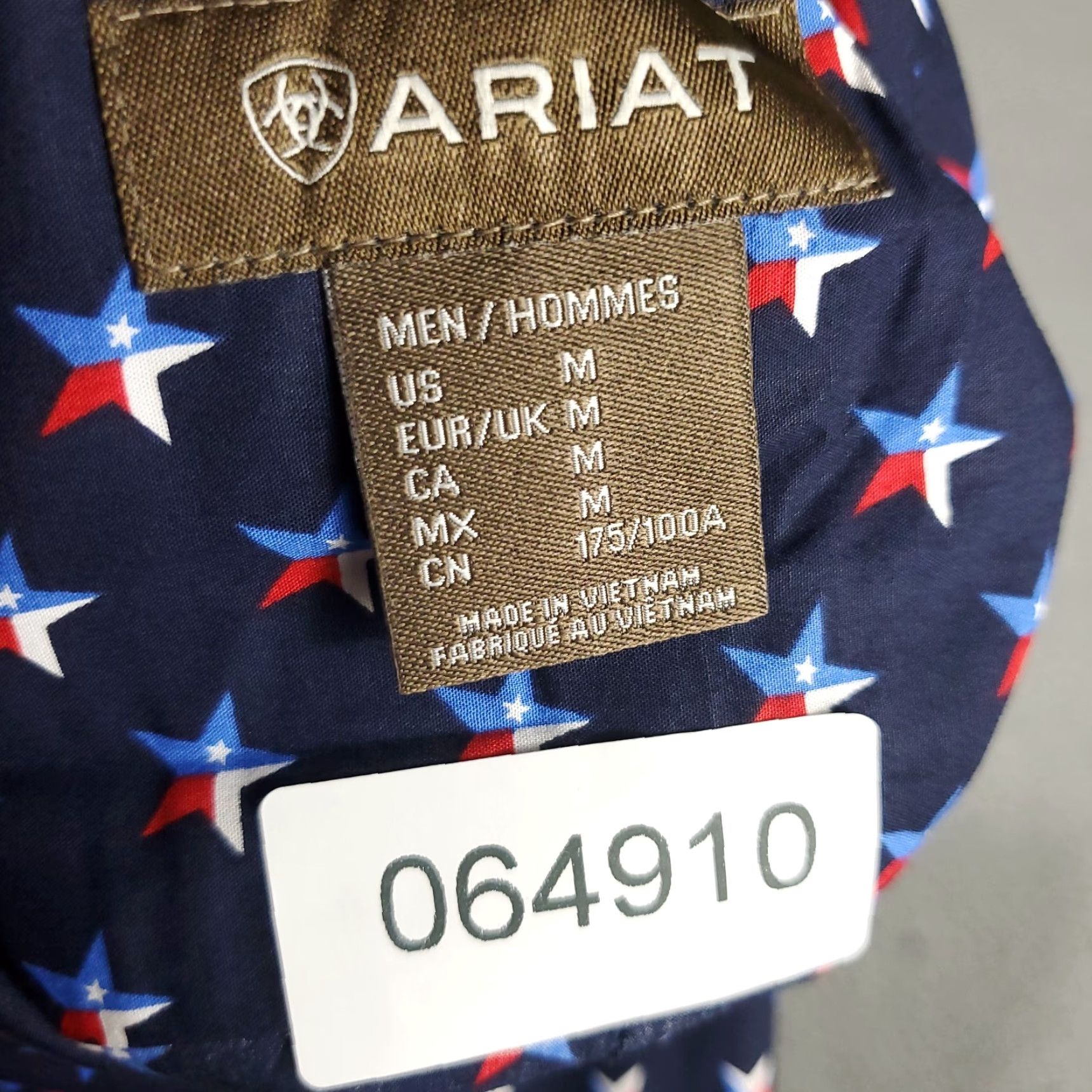 Ariat Ariat Shirt Mens Size Medium Blue Star Print Button-Up Long Sleeve Casual Shirt Size US M / EU 48-50 / 2 - 7 Thumbnail