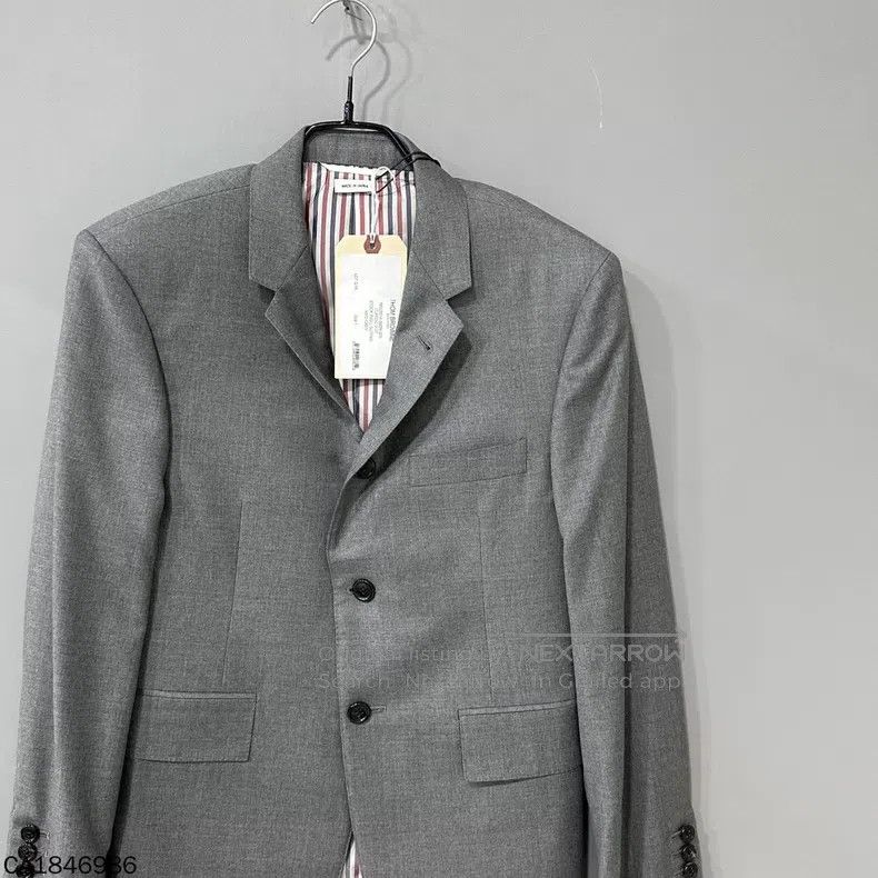 Thom Browne Thom Browne Classic Plaid Wool Jacket Size US S / EU 44-46 / 1 - 2 Thumbnail