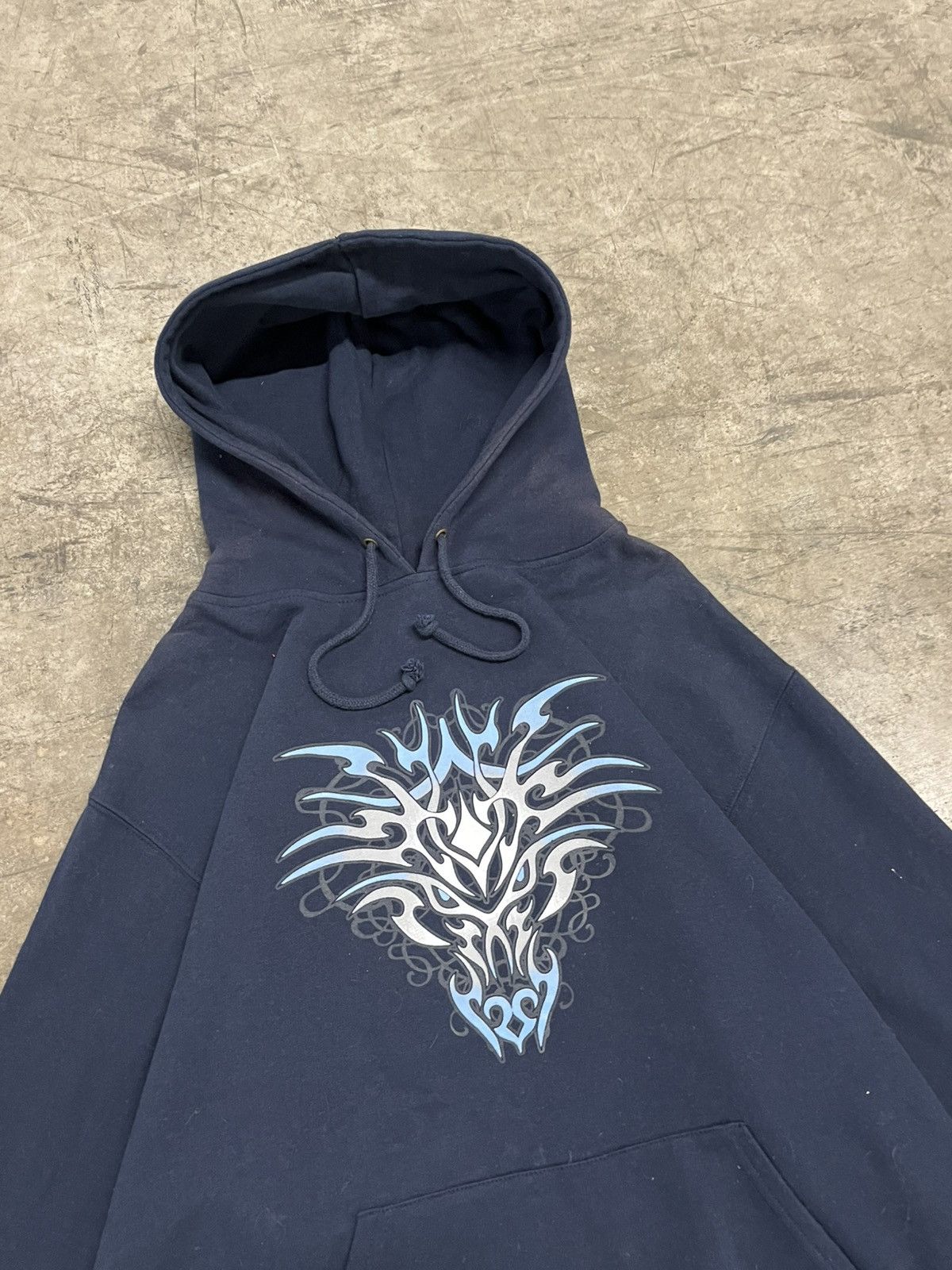 JNCO × Vintage Y2k Jnco style tribal hoodie skater rare hype boxy Size US L / EU 52-54 / 3 - 5 Thumbnail