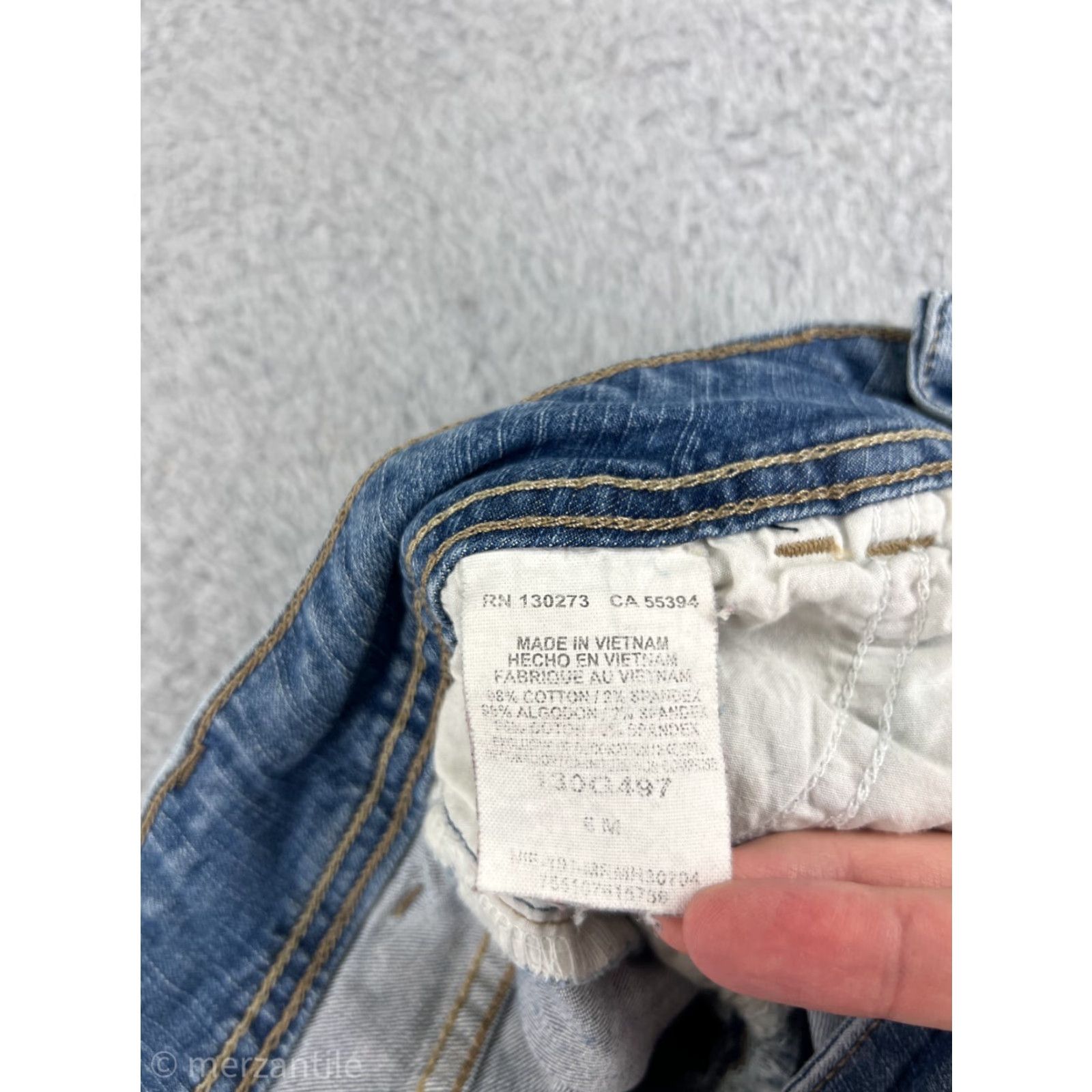 Lee Lee Womens Jeans Bootcut Denim Blue 6 Mid Rise 5-Pocket Cotton Stretch Inseam 29.5in Size 28" / US 6 / IT 42 - 5 Thumbnail