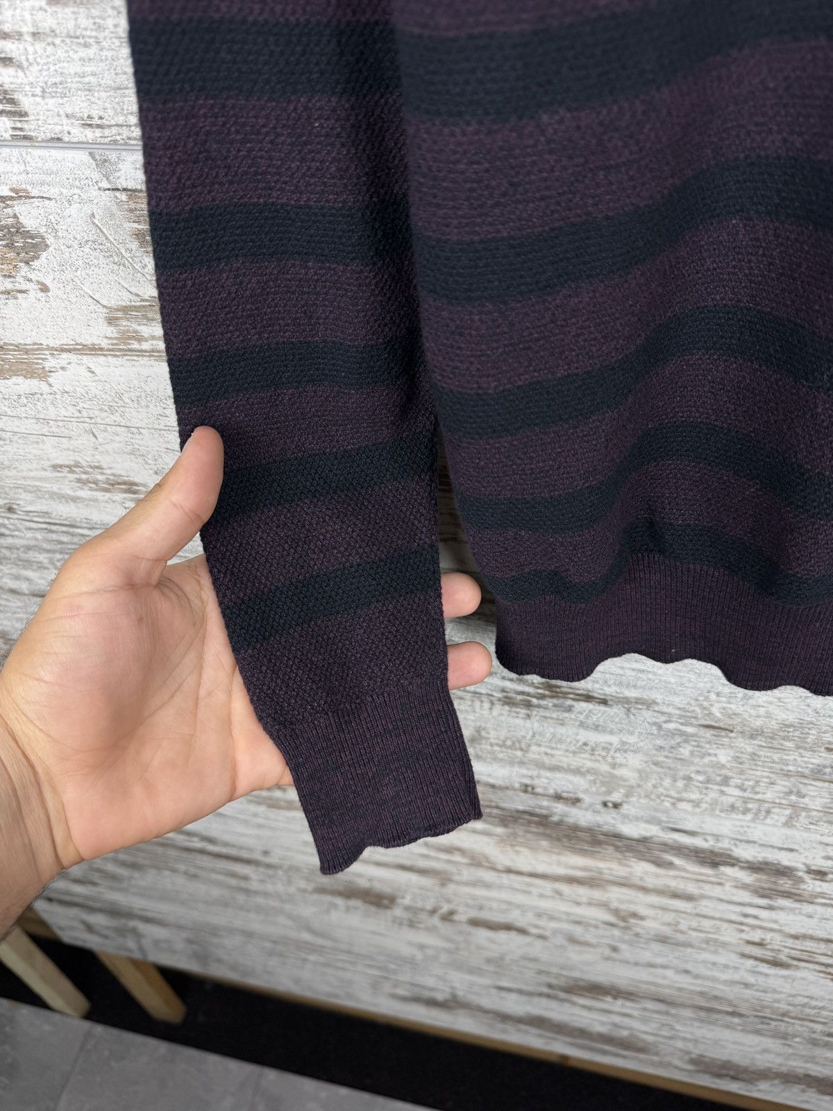 Folk Mens Vintage Folk sweater striped sweatshirt luxury Size US S / EU 44-46 / 1 - 6 Thumbnail