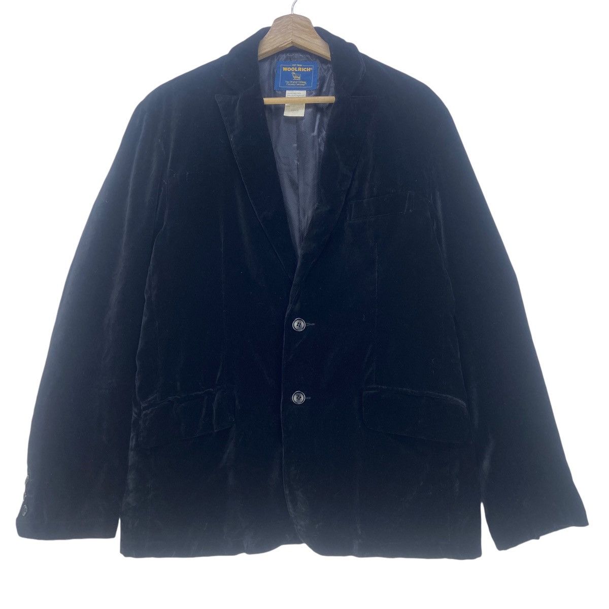 Woolrich Woolen Mills Woolrich Black Velvet Jacket Coat Size US S / EU 44-46 / 1 - 1 Thumbnail