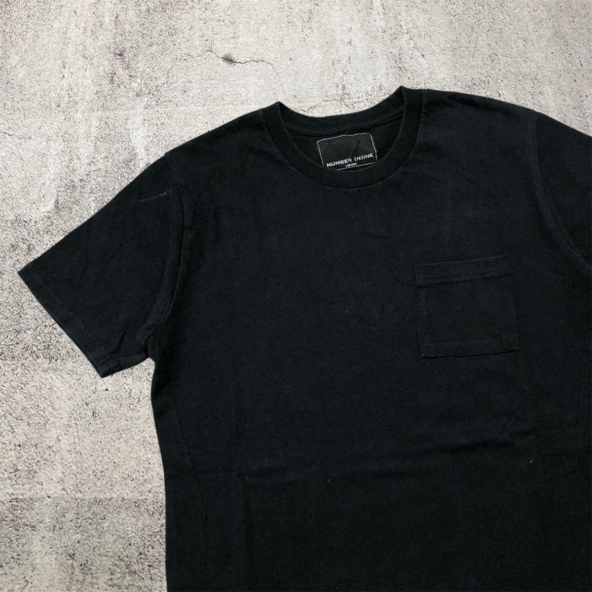 Number (N)ine Number (N)ine Denim / Travis Flacko Scott 2 Tone Pocket Tee Size US S / EU 44-46 / 1 - 3 Thumbnail