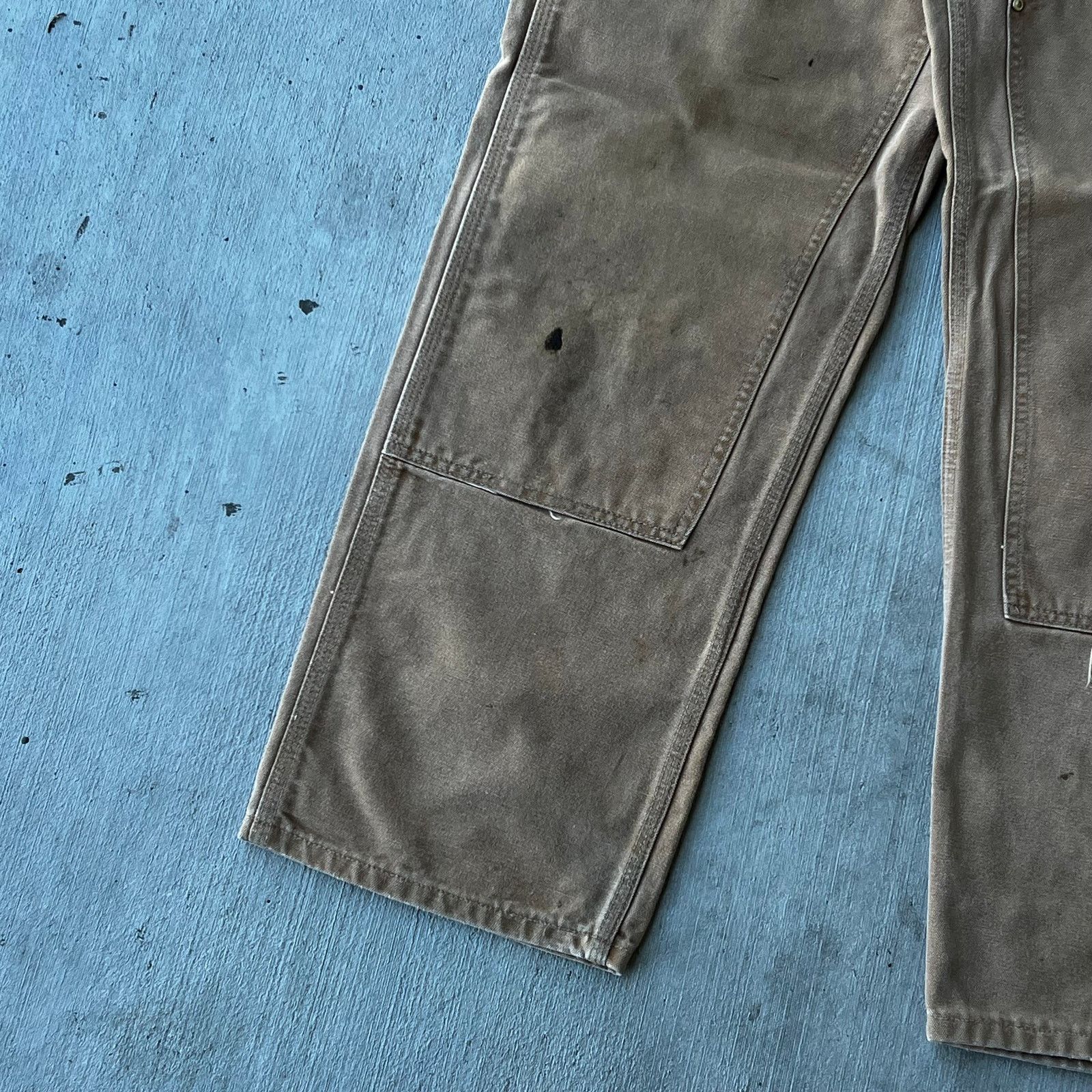 Carhartt × Vintage Carhartt brown double knee work wear carpenter pants Size US 30 / EU 46 - 4 Thumbnail