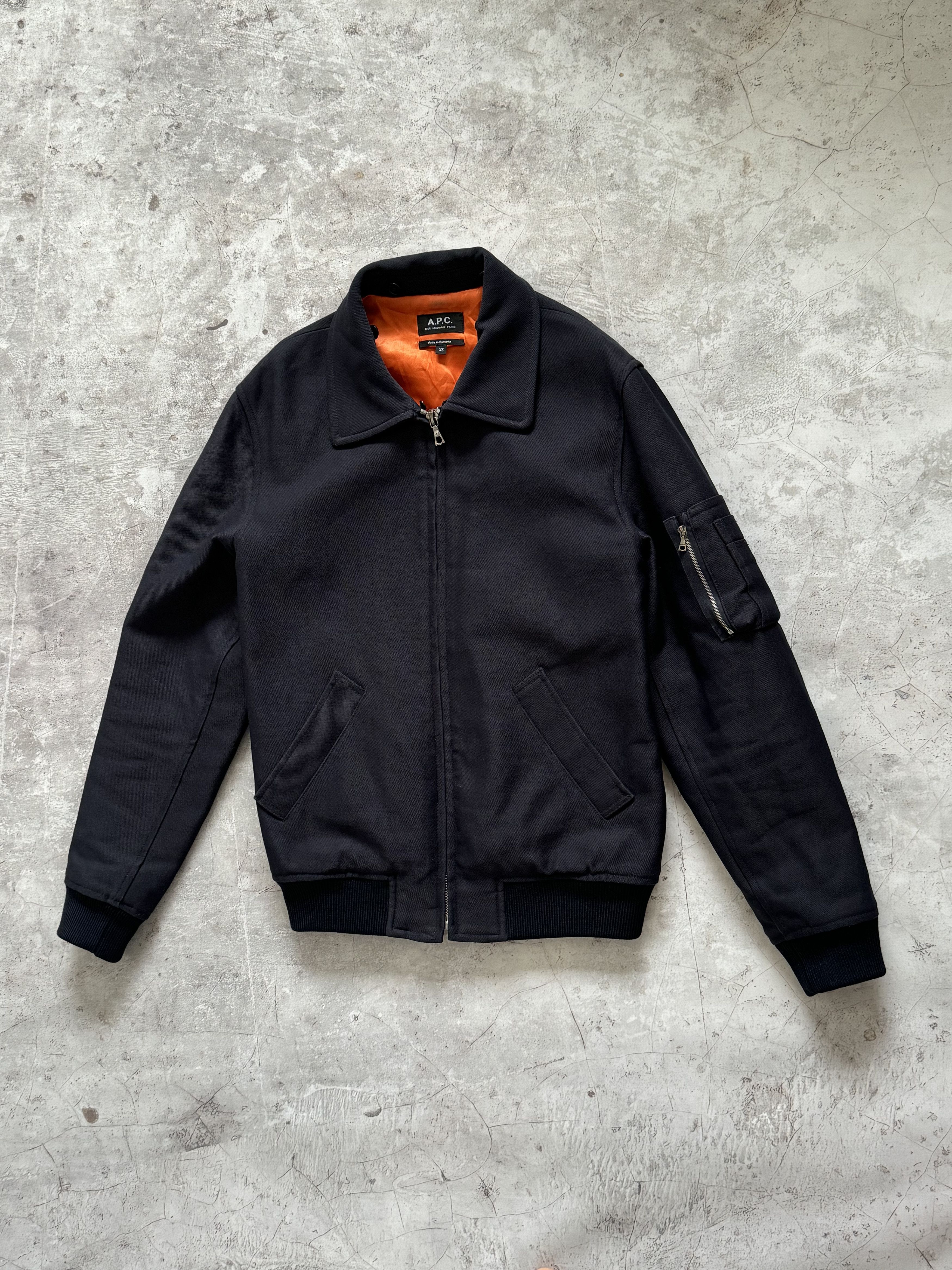 A.P.C. A.P.C. cotton and polyamide bomber jacket Size US XS / EU 42 / 0 - 3 Thumbnail