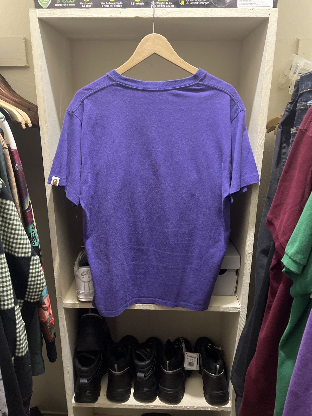 Bape Bape purple T shirt Size US L / EU 52-54 / 3 - 2 Thumbnail