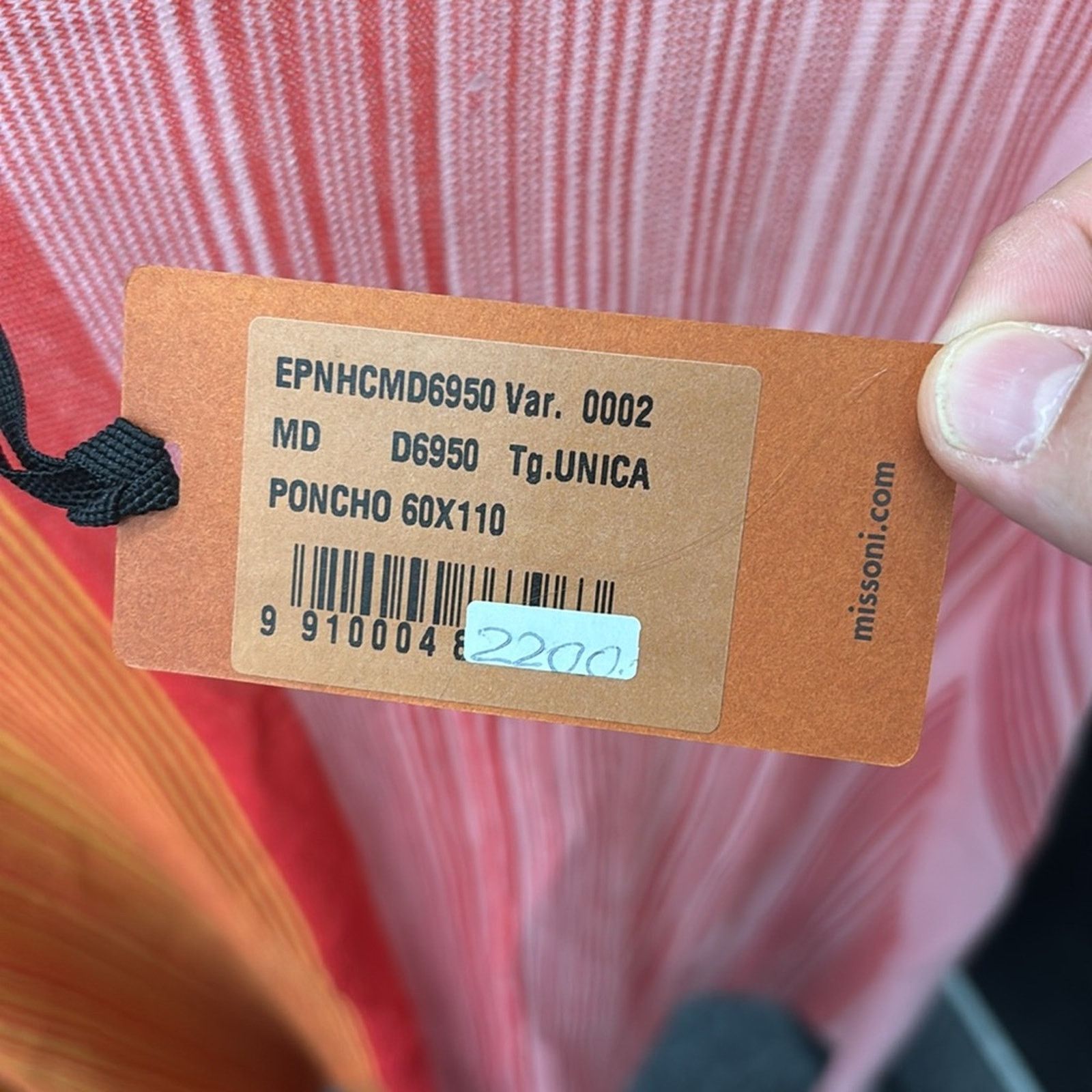 Missoni NWT Missoni Orange Pink Short Sleeve Pleated Blouse One Size Size ONE SIZE - 9 Thumbnail