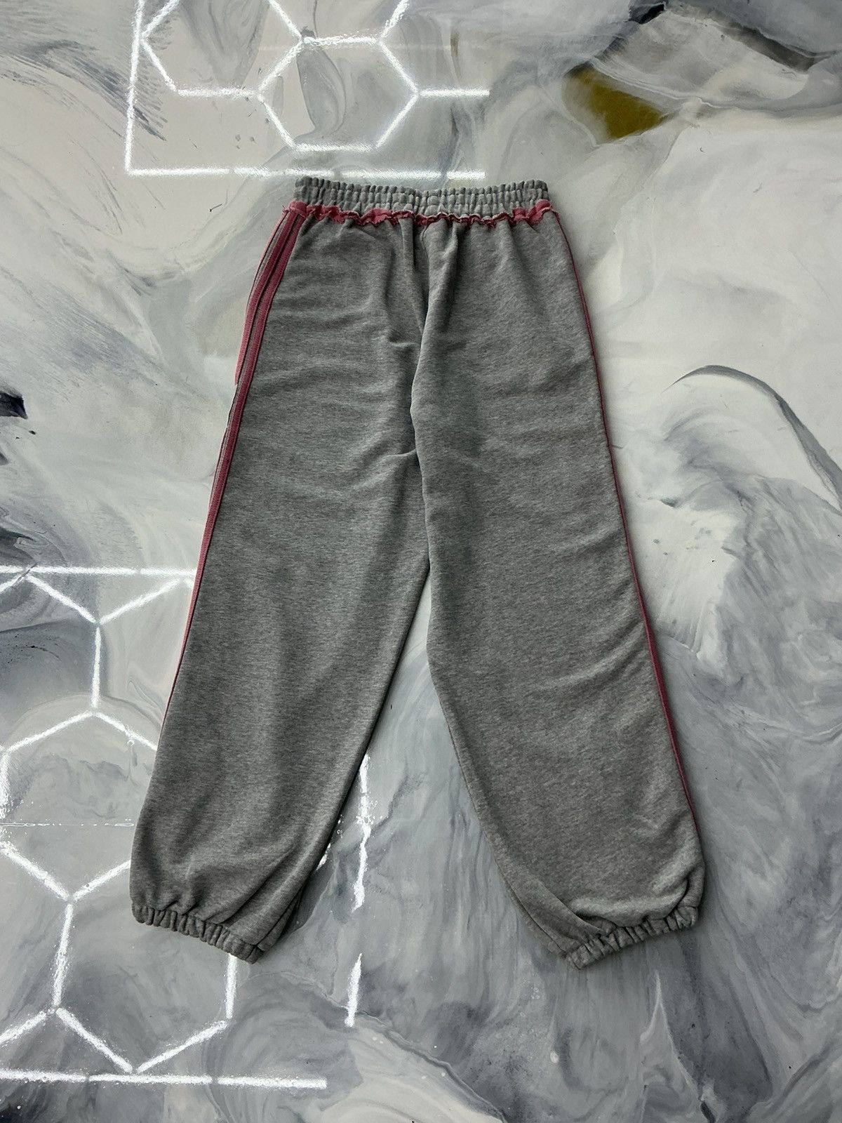 The GV Gallery GV Gallery Raspberry Sweatpants Grey Pink Stripe Size L Size US 36 / EU 52 - 3 Thumbnail