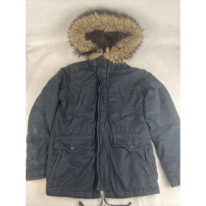 Abercrombie & Fitch Abercrombie & Fitch Jacket Sherpa Fleece Lined Men ...